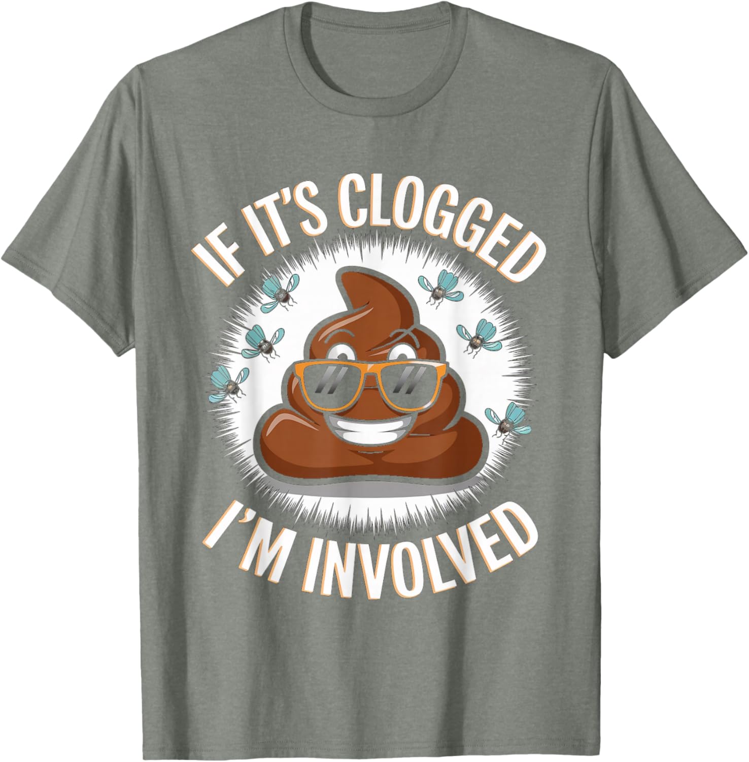Funny Toilet Joke Dad T-Shirt for Unclogging Clogs in Style - 3