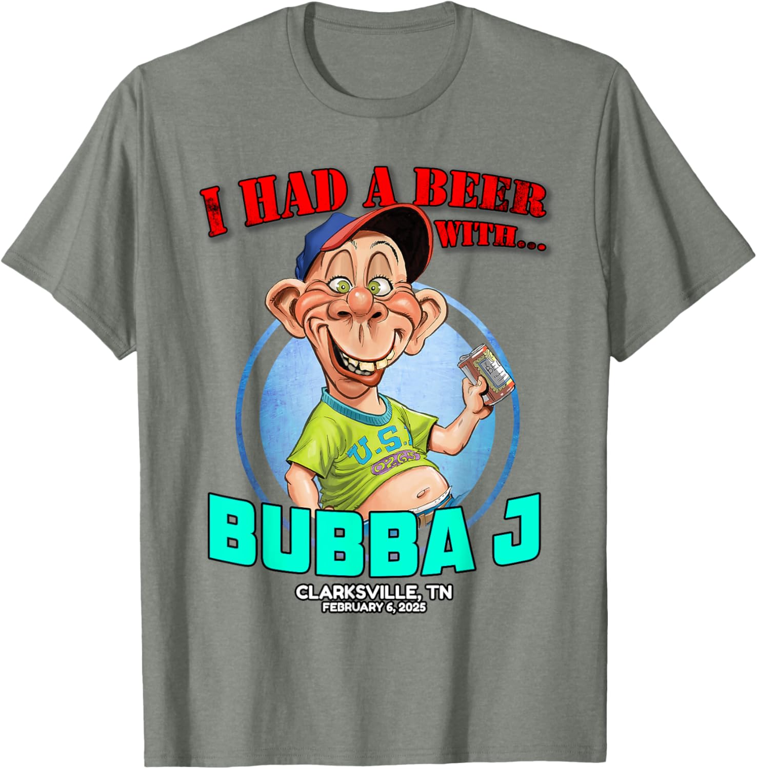 Bubba J Clarksville TN 2025 T-Shirt for Casual Style and Comfort - 10