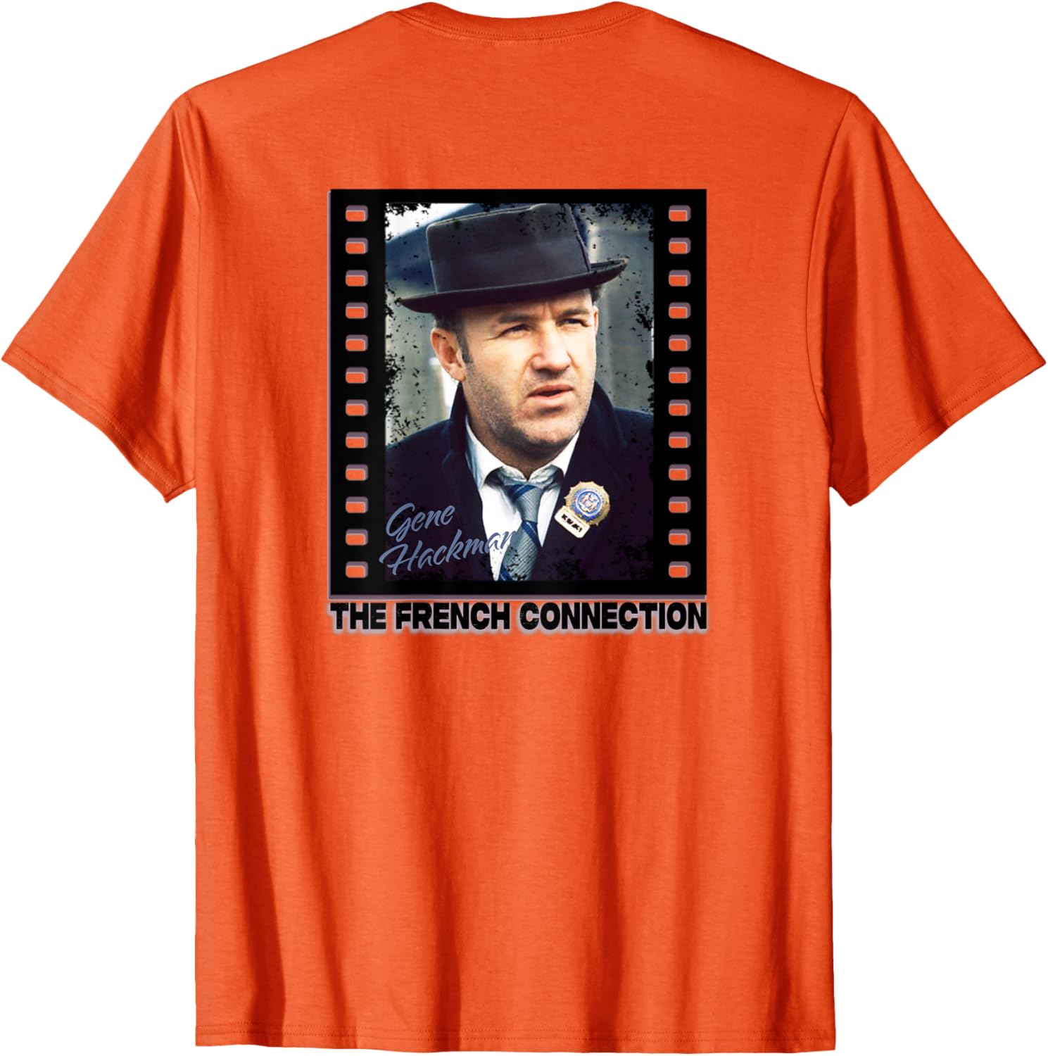 Gene Hackman Back Printed T-Shirt for Cool Casual Style and Comfort - 8