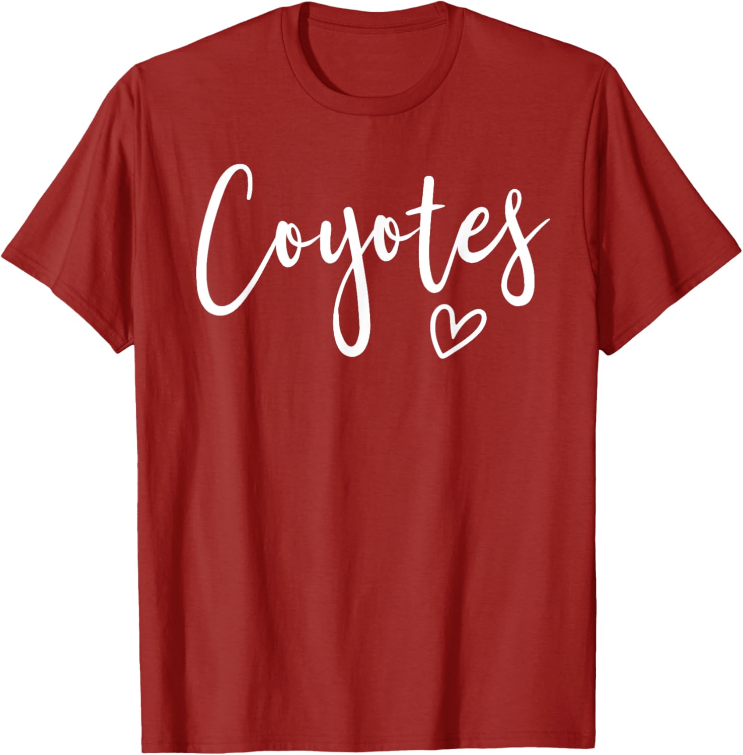 Coyotes High School Mascot Women's T-Shirt Stylish Team Apparel - 5