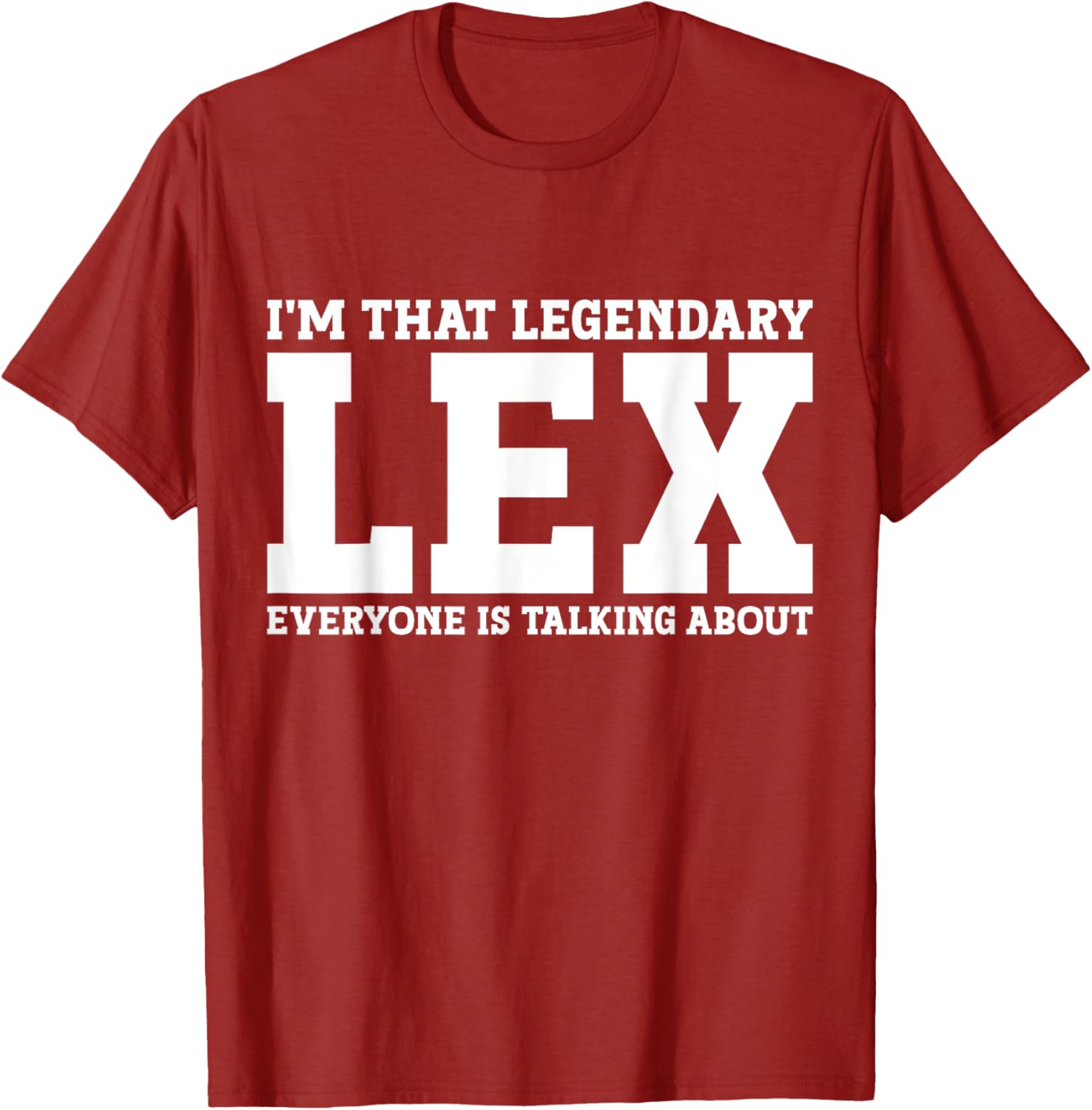 Funny Lex First Name T-Shirt for Unique Style and Humor in Apparel - 3