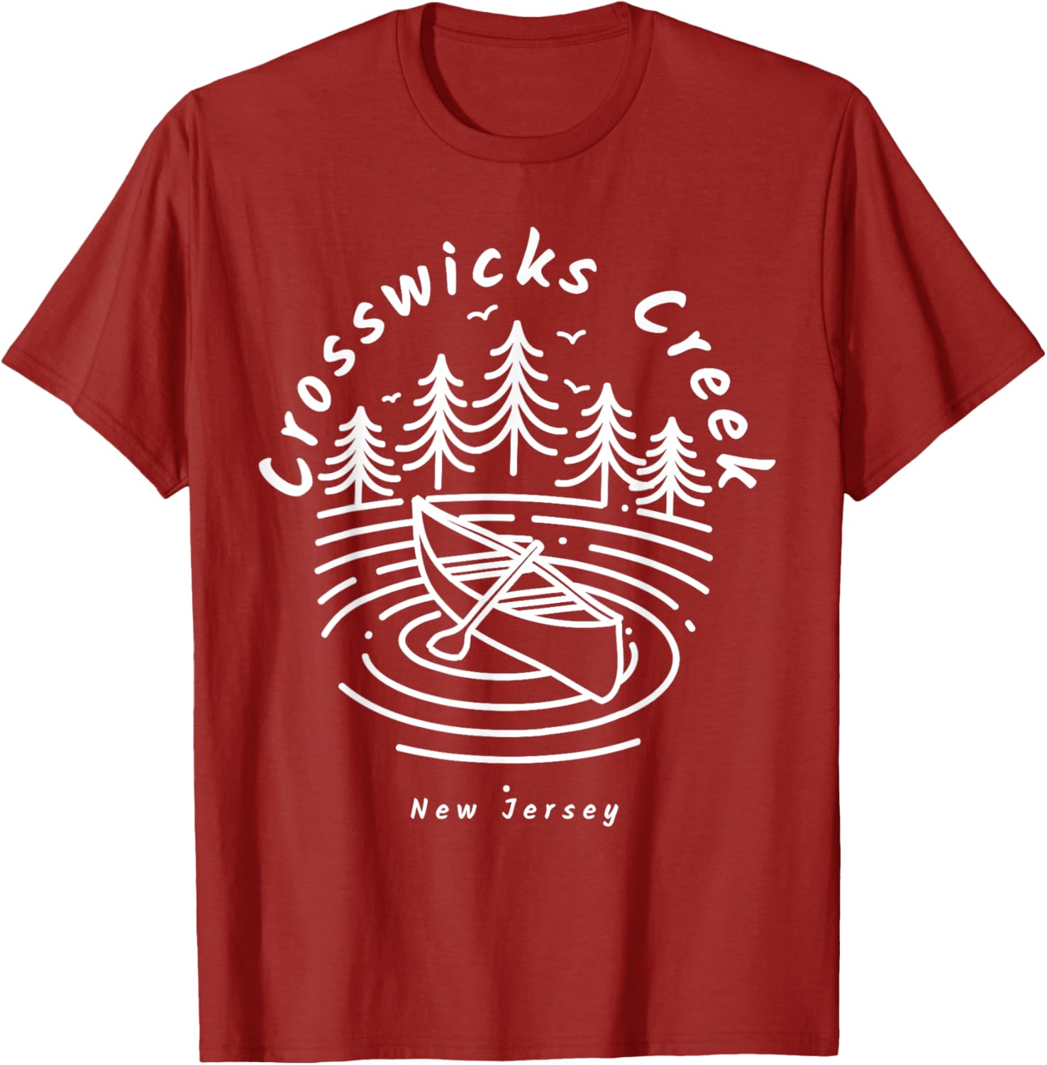 Crosswicks Creek New Jersey T-Shirt Perfect for Locals and Visitors - 6