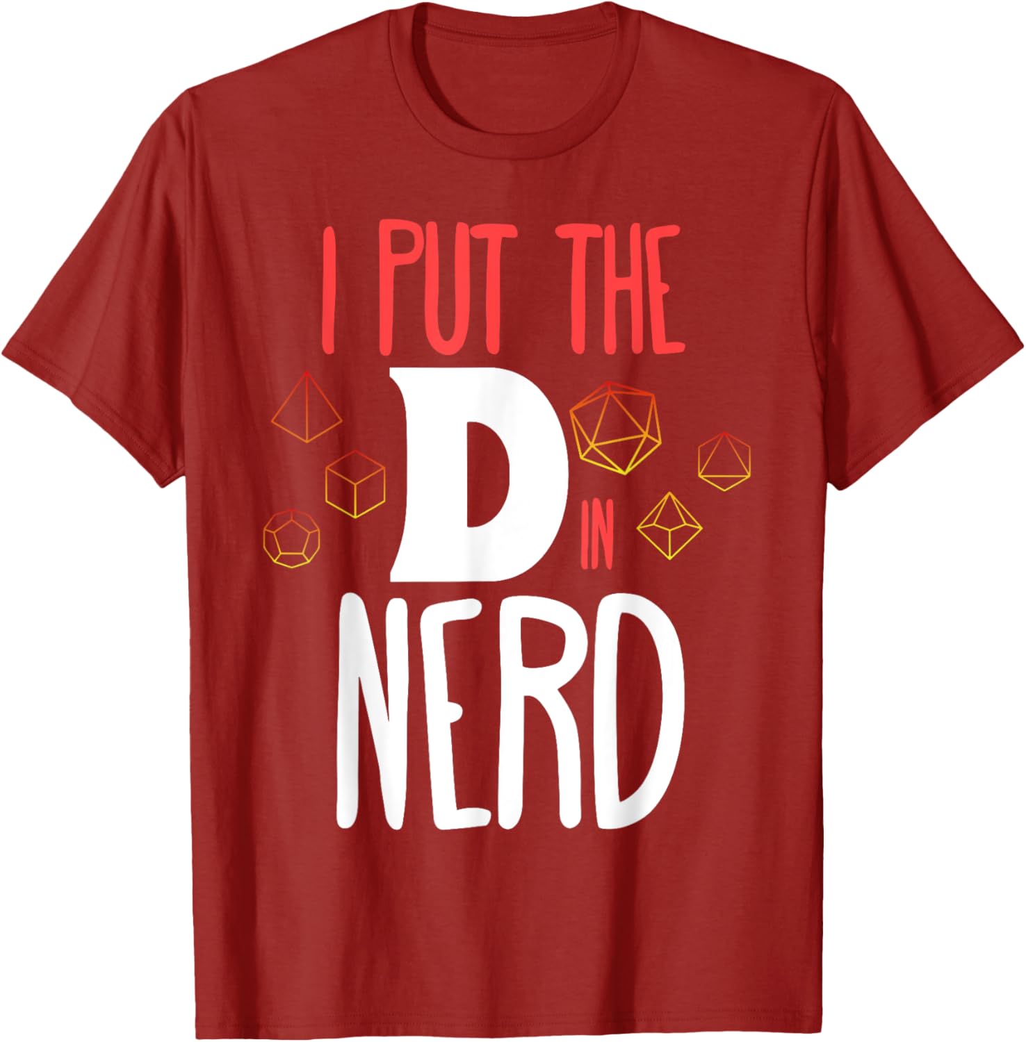 Fun I Put The D In Nerdd Matching Couple Role Playing T-Shirt - 10