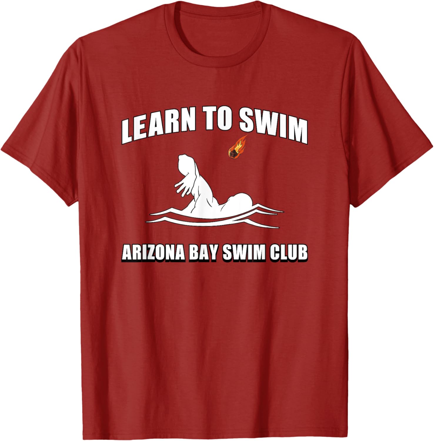 Funny Learn To Swim T-Shirt for Arizona Bay Swim Club Fans - 7
