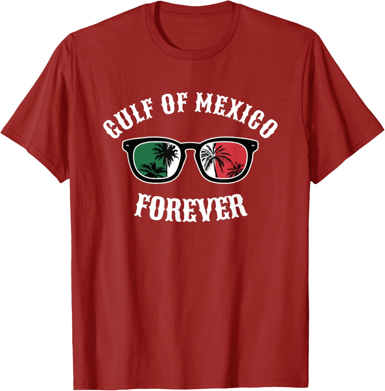 Gulf of Mexico Pride Mexican Flag Beach T-Shirt for Fun Summer Days - 12