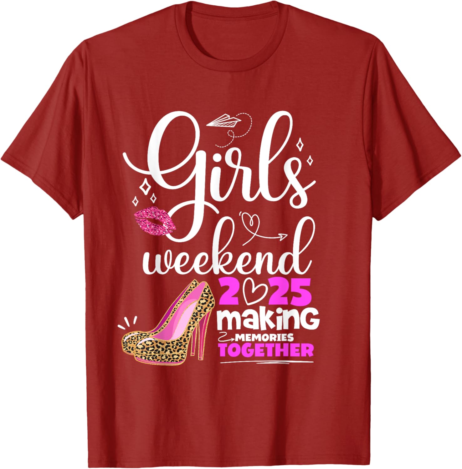 Girls Weekend 2025 Matching T-Shirt for Fun Girls Trip Vibes - 2