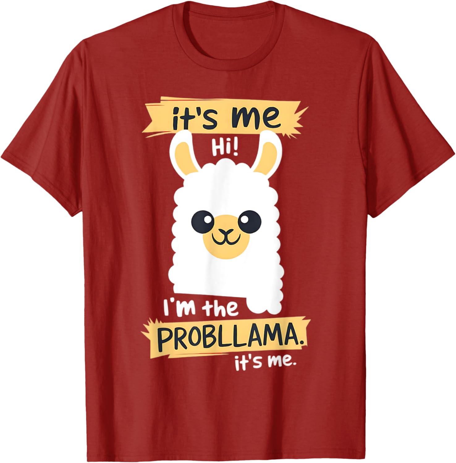 Funny Probllama Llama Pun T-Shirt for Animal Lovers and Humor Fans - 13