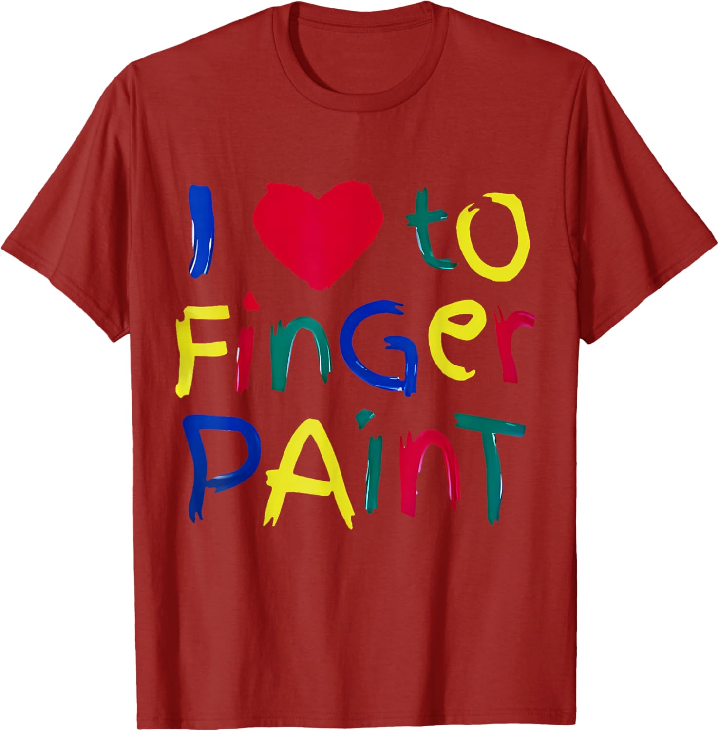 Cute Couple Finger Painting T-Shirt for Artsy Couples and Creative Fun - 16
