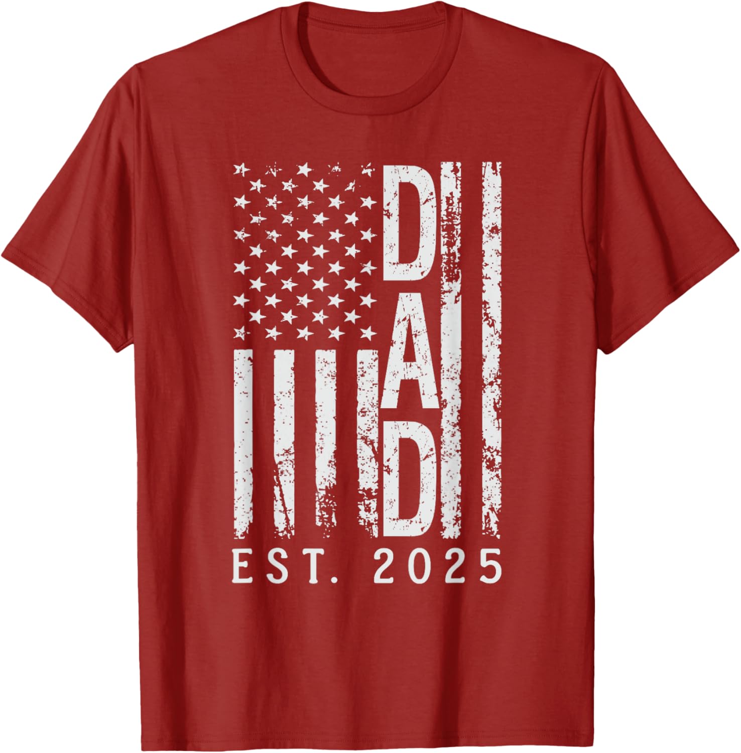 Funny Dad Est. 2025 T-Shirt for Soon-to-Be New Dads - Perfect Gift - 8