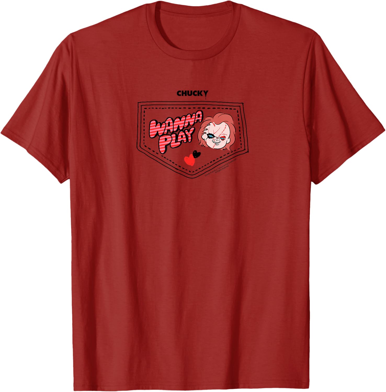 Chucky Wanna Play Faux Pocket T-Shirt for Trendy Kids' Fashion - 10