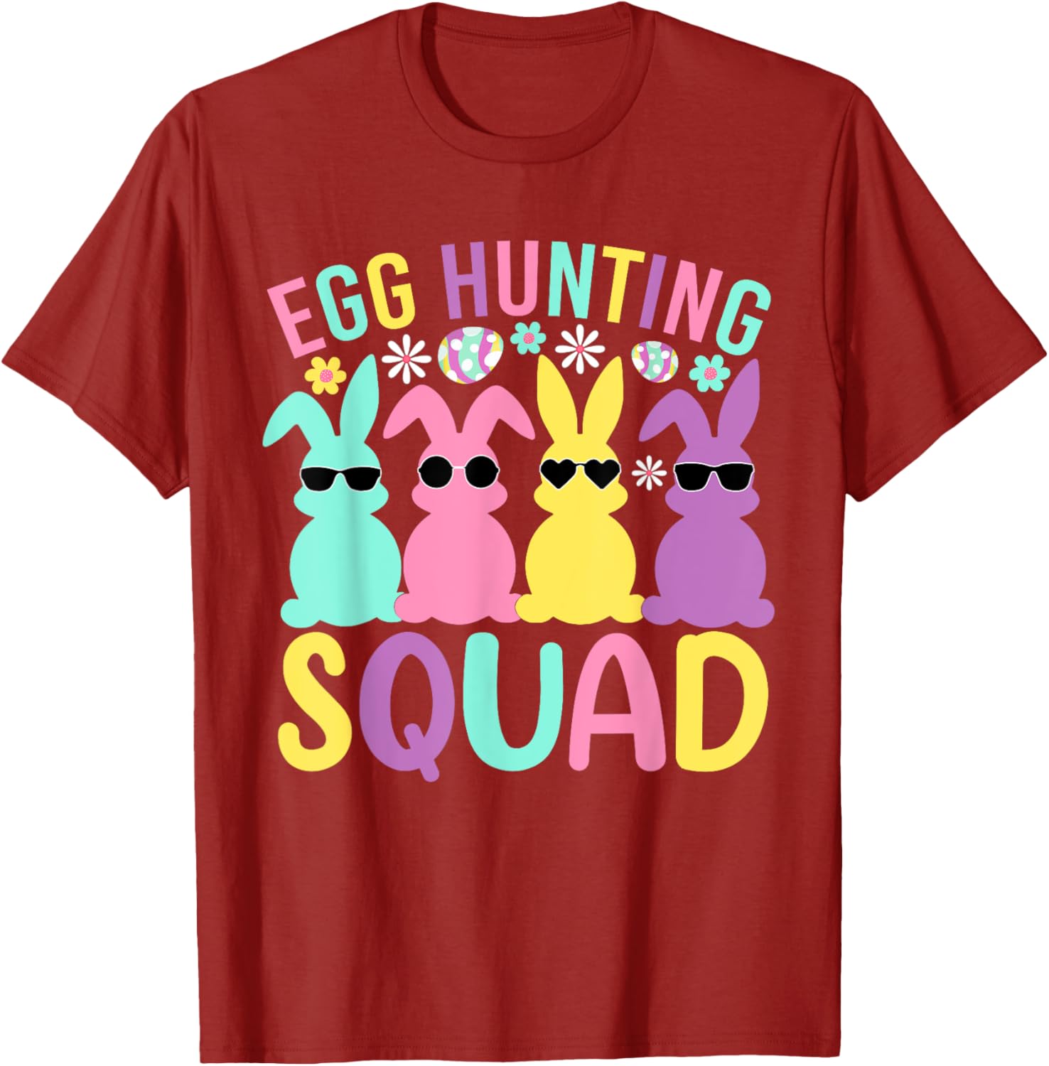 Egg Hunting Squad Family Bunny T-Shirt for Happy Easter Celebrations - 18