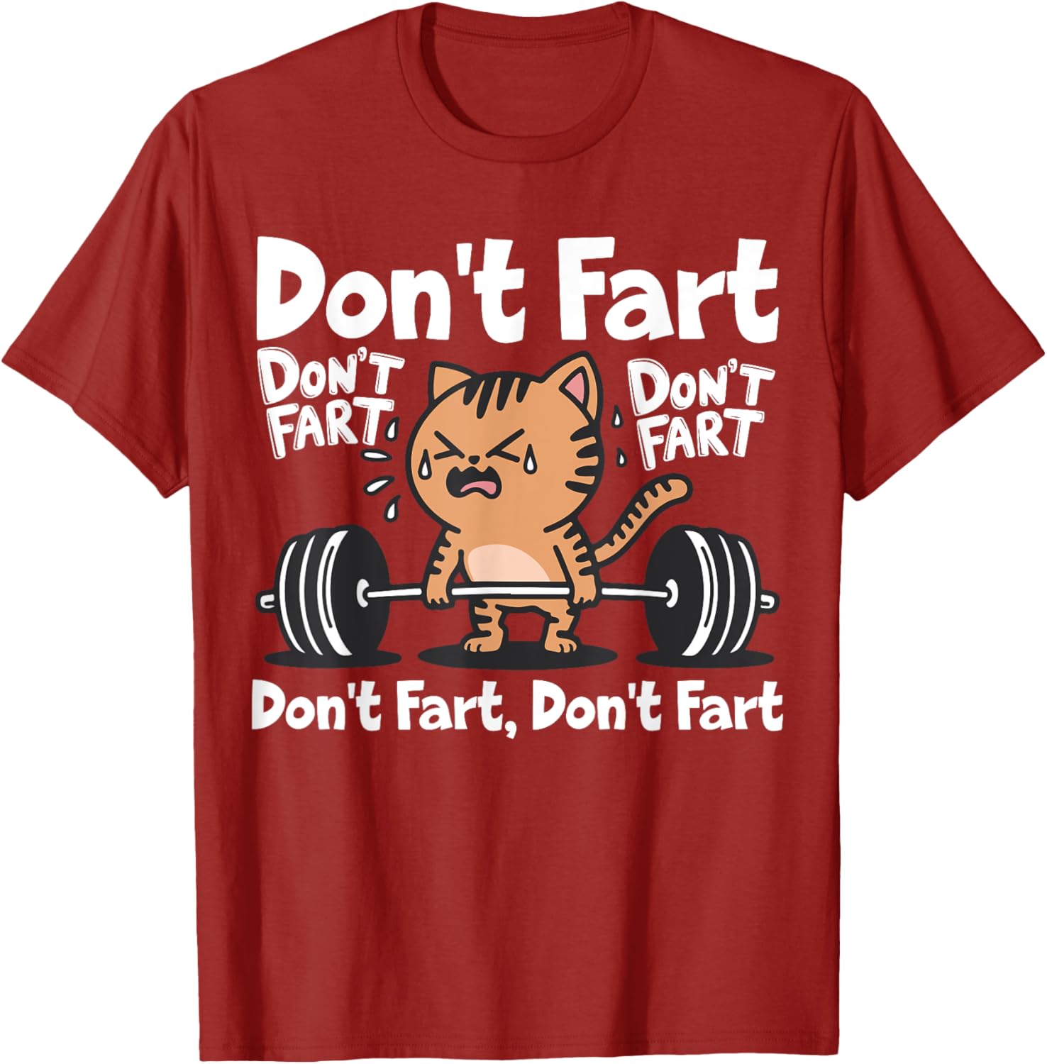 Funny Cat Workout T-Shirt for Weightlifting Fitness Lovers - 3