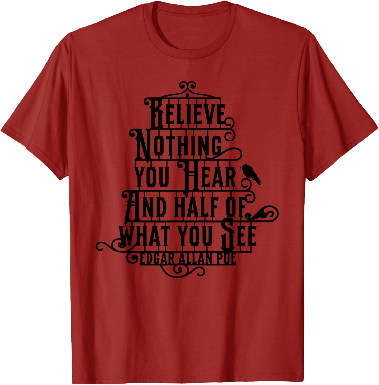 Edgar Allan Poe Quote T-Shirt Perfect for Literature Lovers and Fans - 2