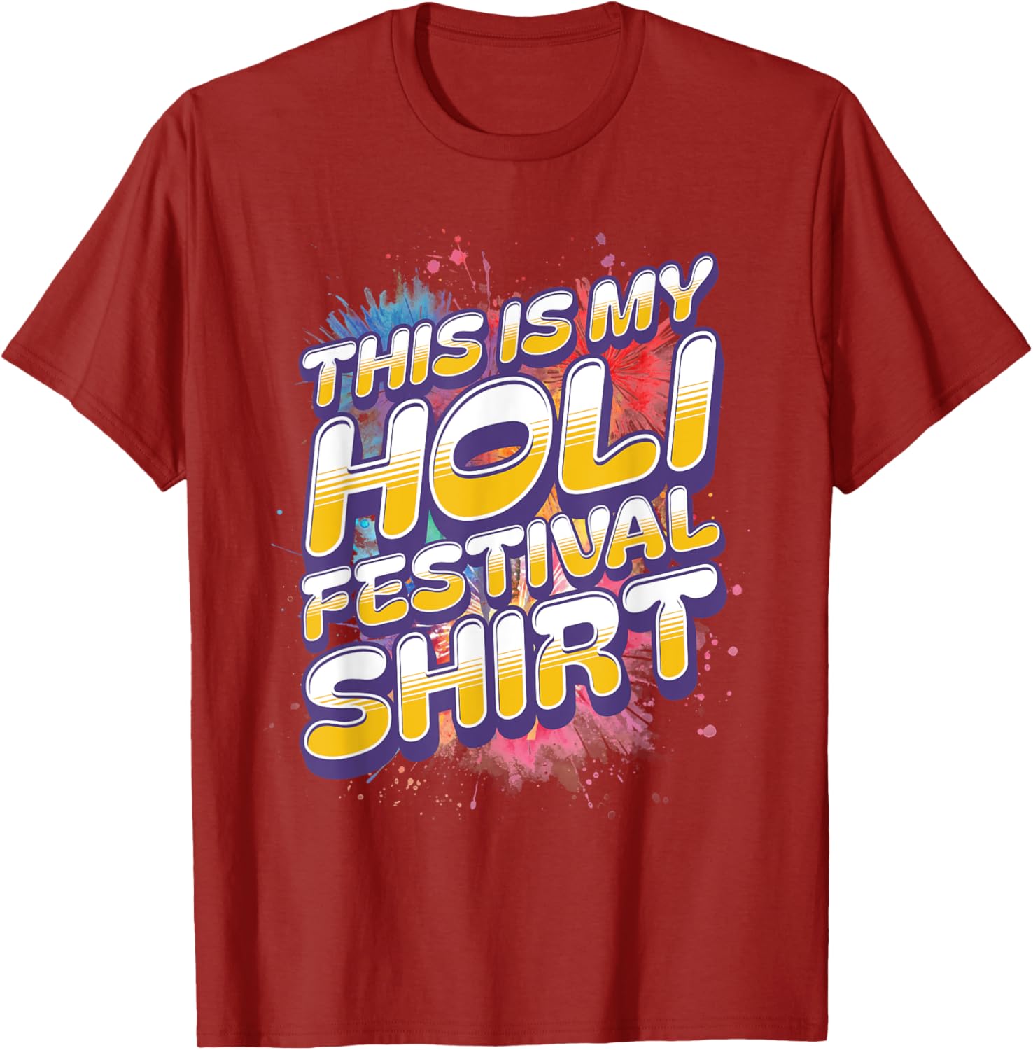 Colorful Holi Festival Shirt for Men and Women - Celebrate in Style - 15