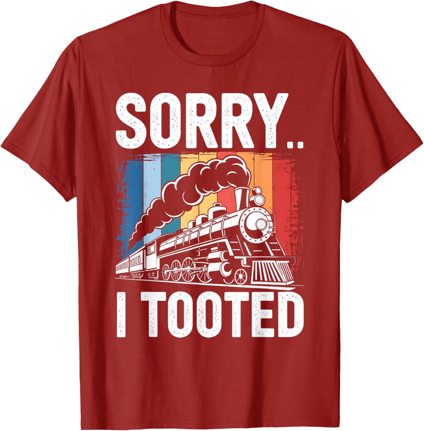 Funny Train Sorry I Tooted T-Shirt for Kids - Perfect Railroad Gift - 22