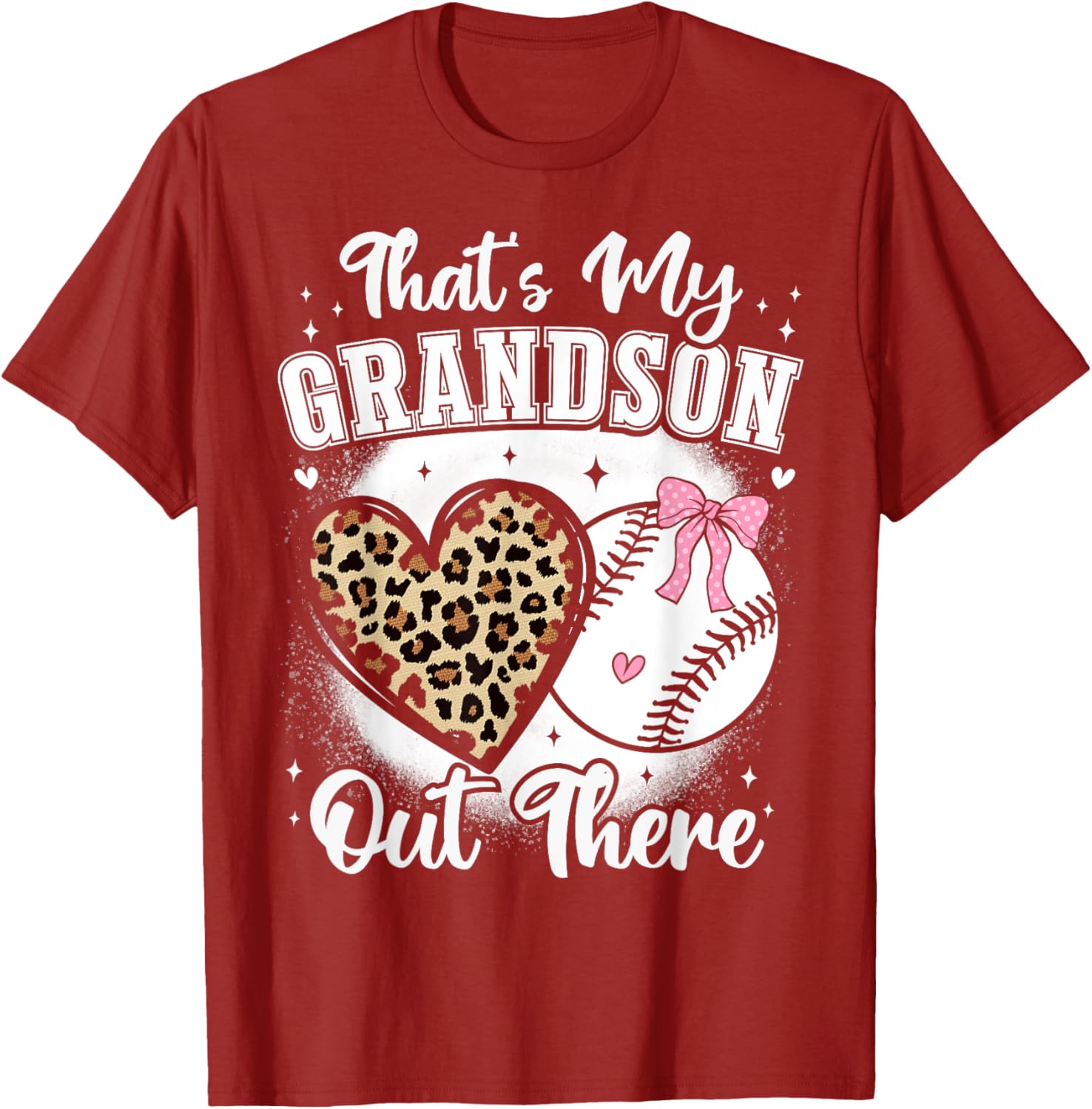 Cheer Grandma Tshirt for Baseball Nana Proud of Her Grandson - 14