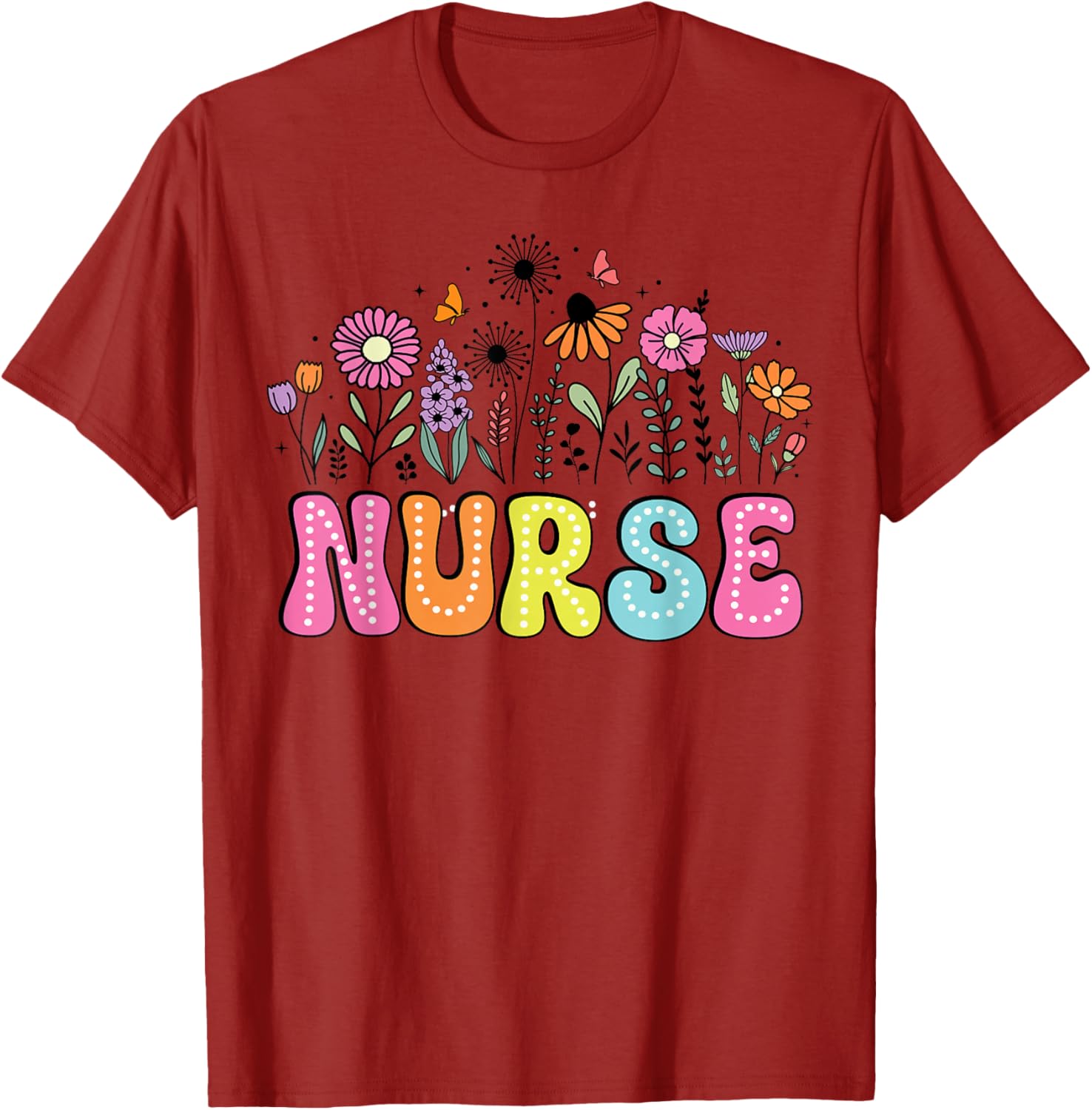 Groovy Nurse Wildflower Floral T-Shirt for Happy Nurse Week 2026 - 15