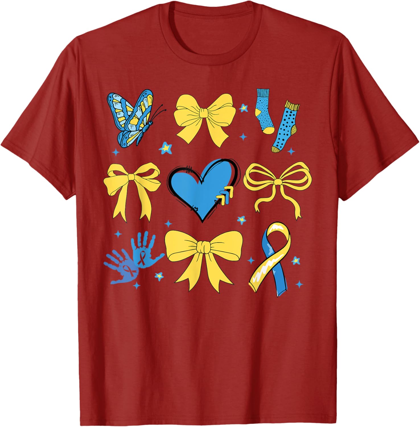 Coquette Bow T-Shirt for Girls - Trisomy 21 Down Syndrome Awareness - 2