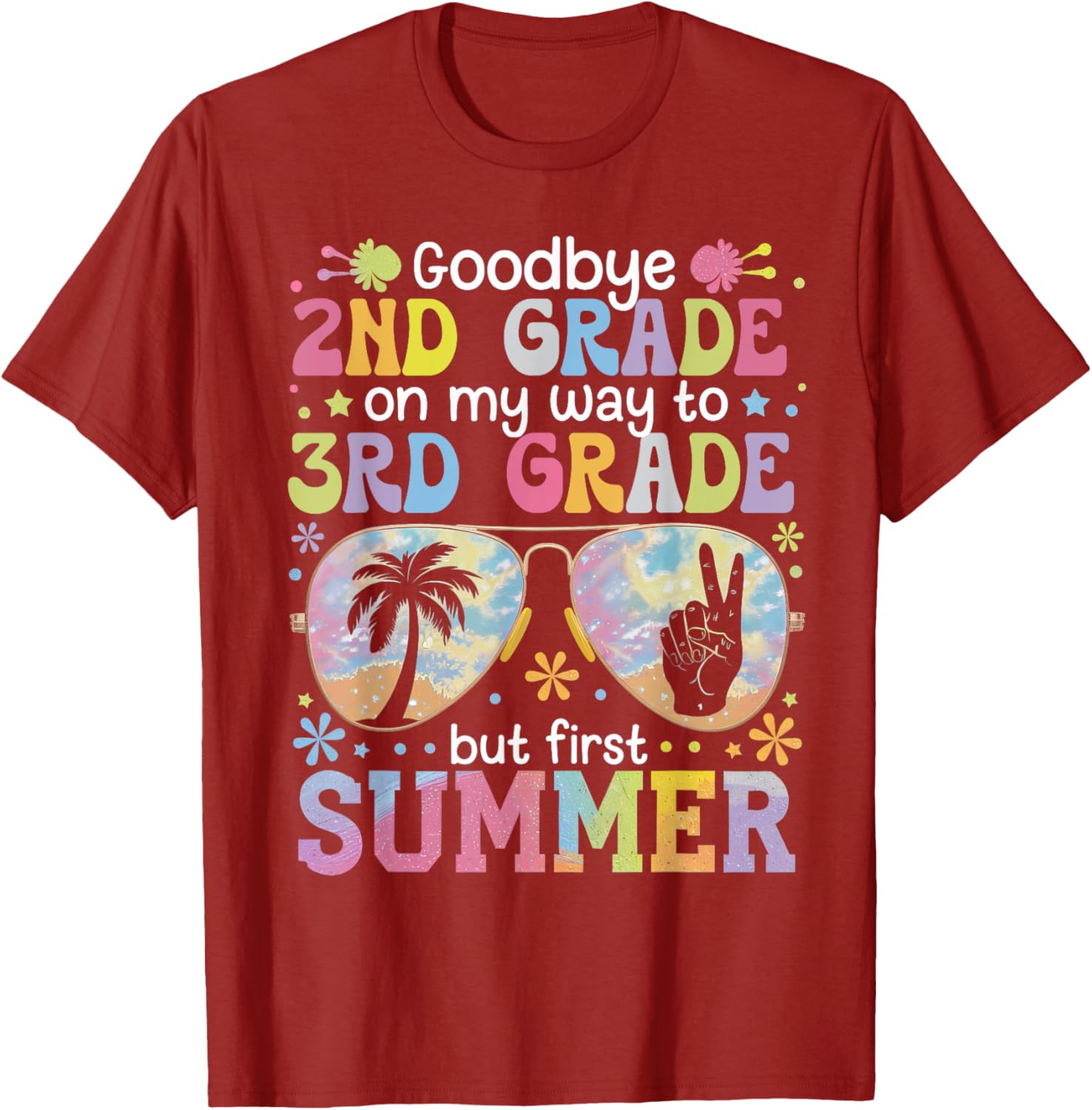 Goodbye 2nd Grade I'm Off to 3rd Grade Fun Last Day T-Shirt - 16