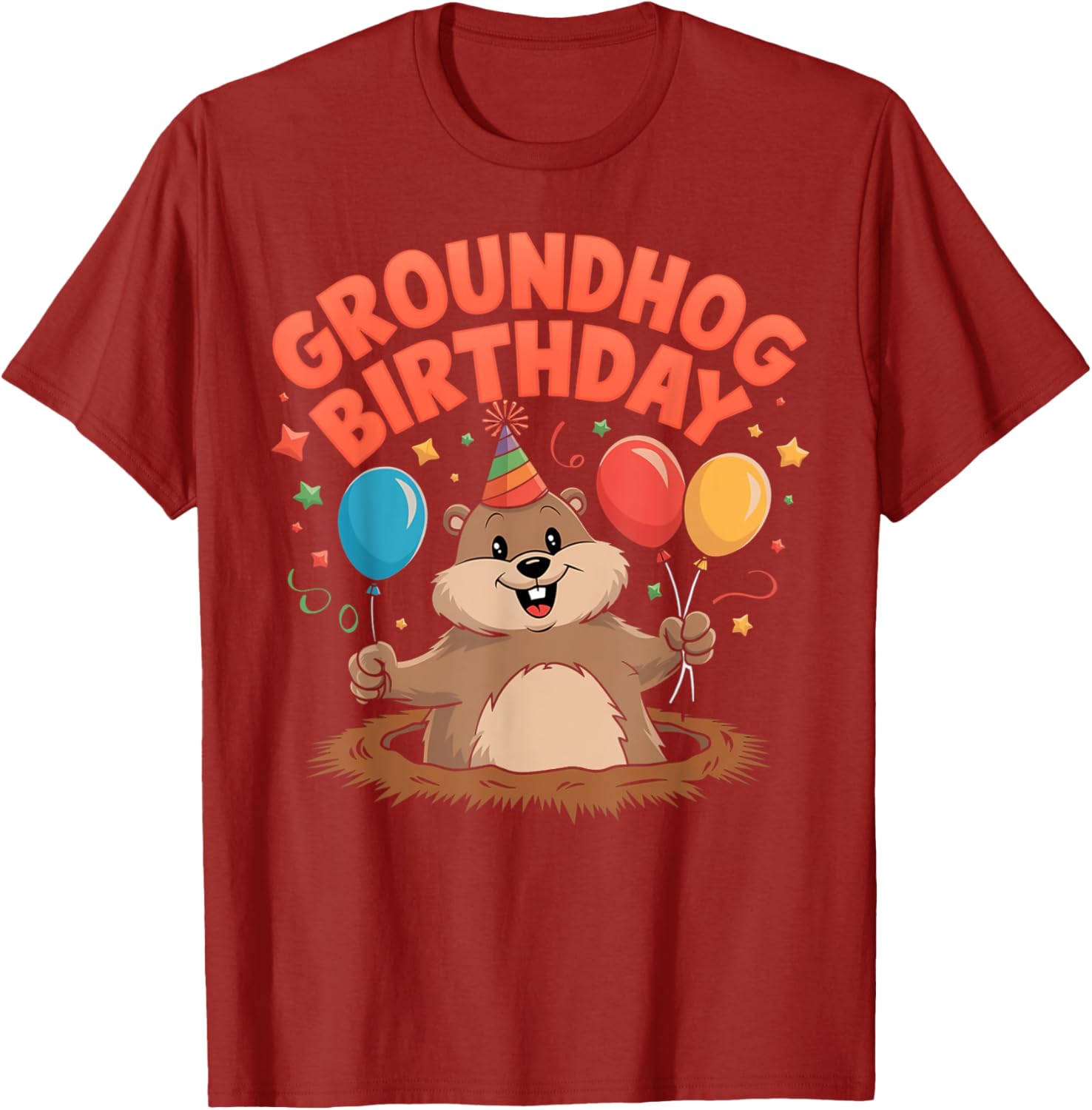 Cute Groundhog Day Birthday T-Shirt for February 2 Celebrations - 11