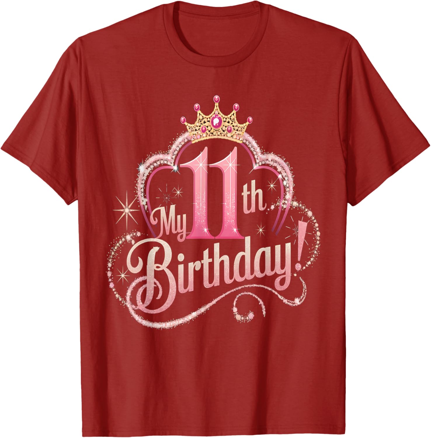 Cute 11th Birthday Shirt for Girls - Fun T-Shirt for Turning 11 - 5