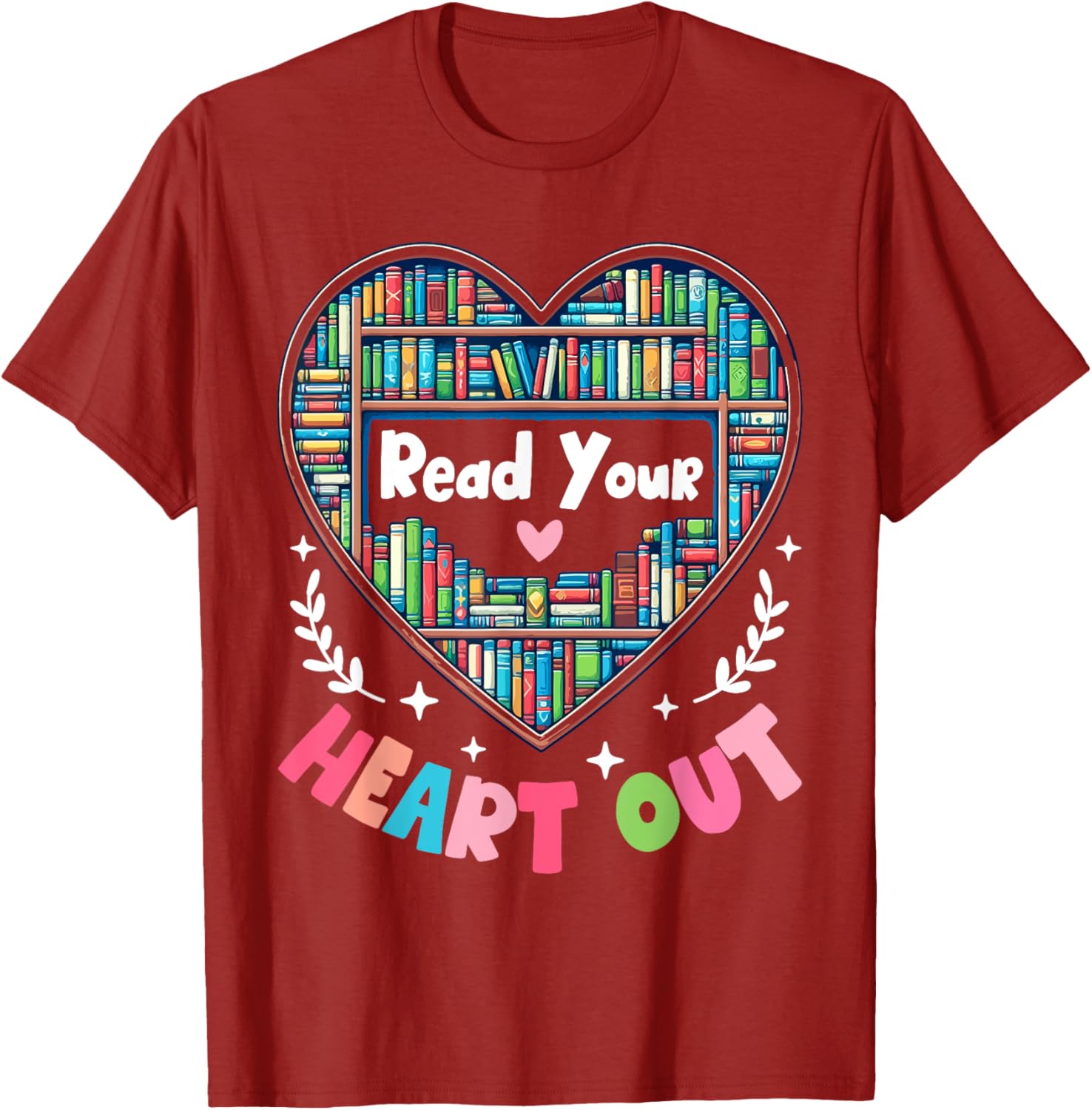 Cute Retro Reading T-Shirt for Women Perfect for Valentine's Day Gift - 4