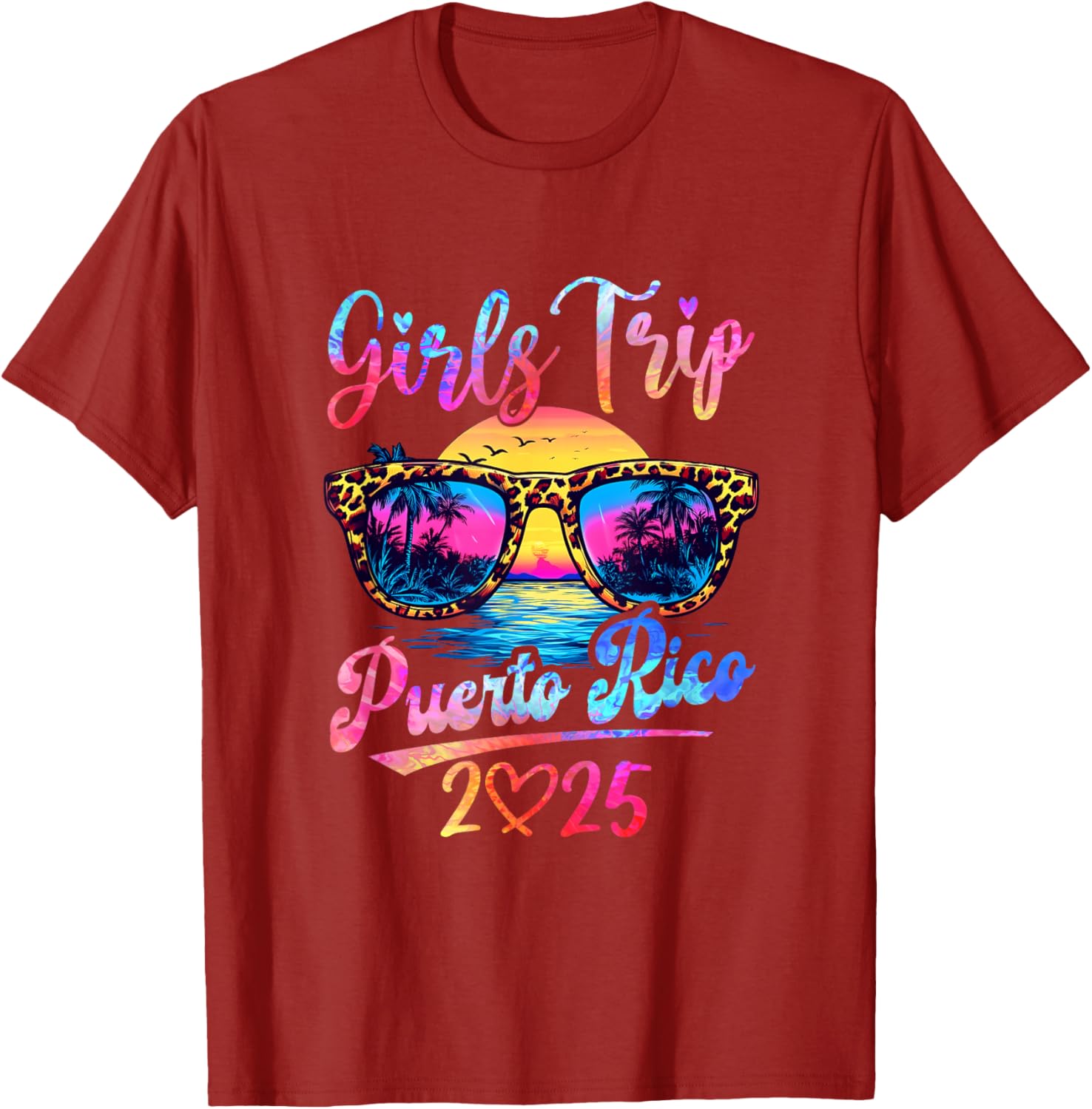 Girls Trip Puerto Rico 2025 Matching T-Shirt for Summer Vacation Fun - 3