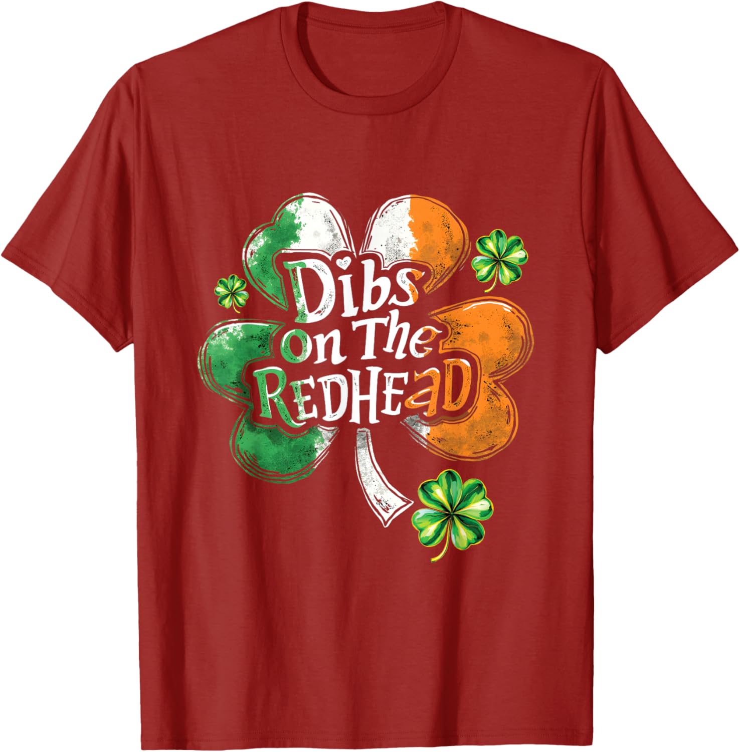 Dibs on the Redhead St Patrick's Shamrock T-Shirt for Irish Pride - 9