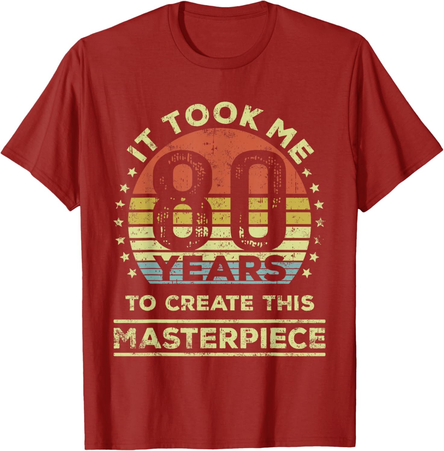 Celebrate 80 Years with This Funny 80th Birthday T-Shirt for Him/Her - 4