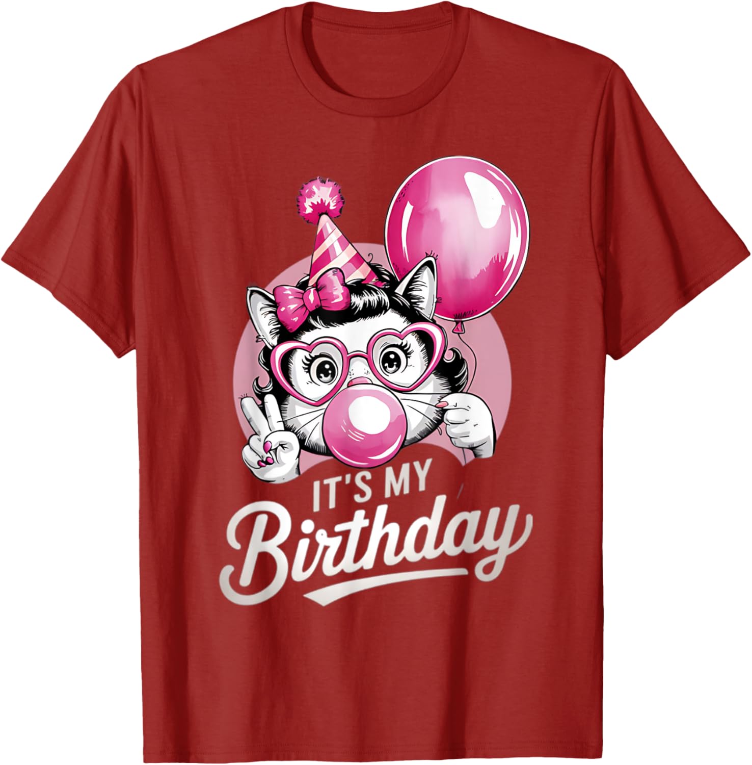 Cute Retro Monkey Birthday T-Shirt for Girls - Perfect Party Outfit! - 9