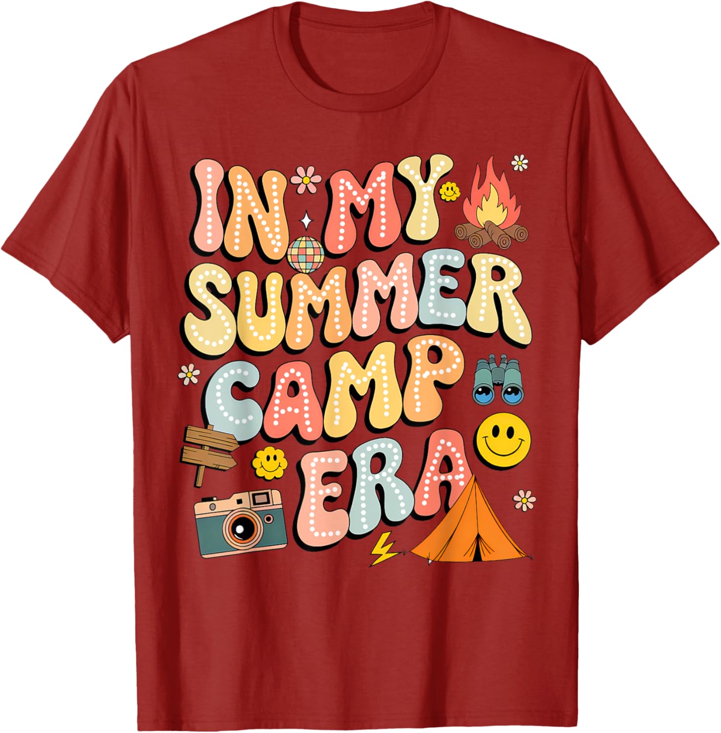 Groovy Summer Camp Crew Last Day of School T-Shirt for Fun Adventures - 7