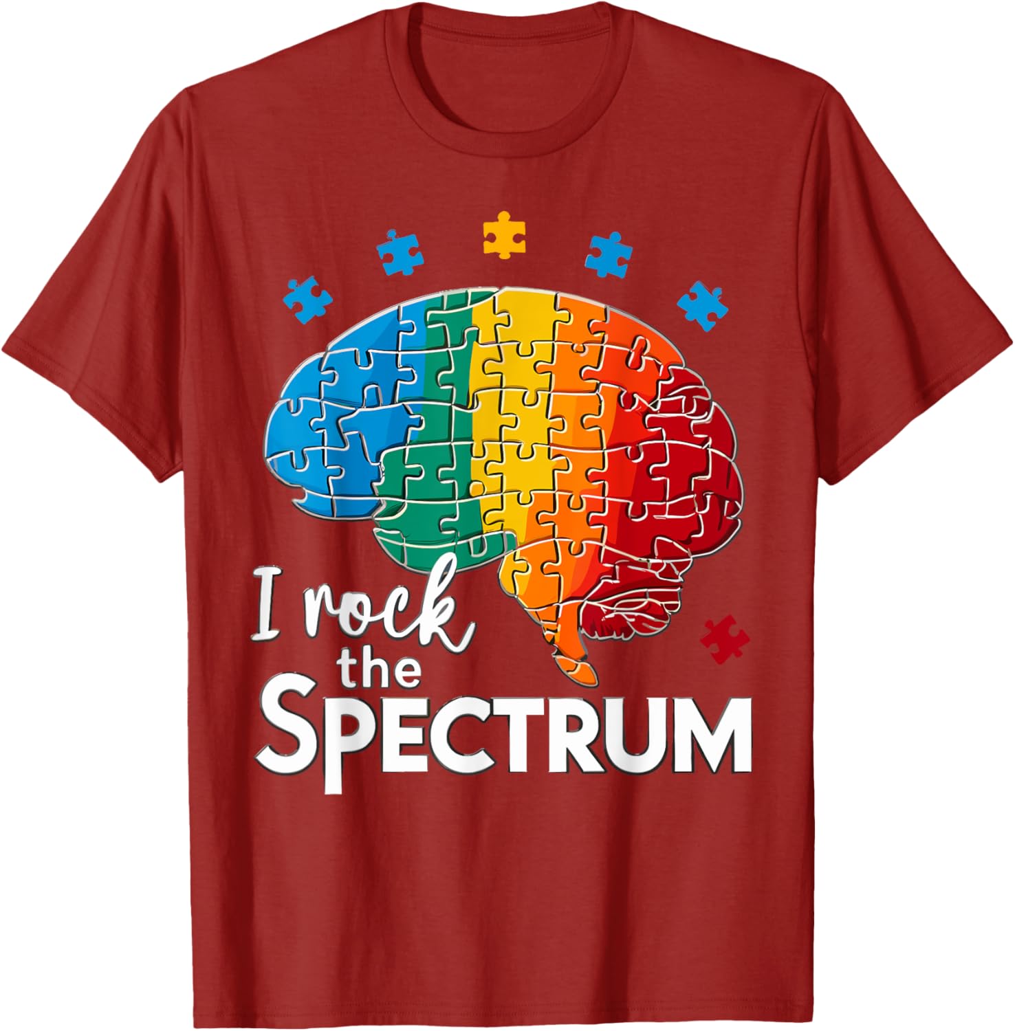 Cute Autism Awareness T-Shirt for Toddlers I Rock The Spectrum Design - 22