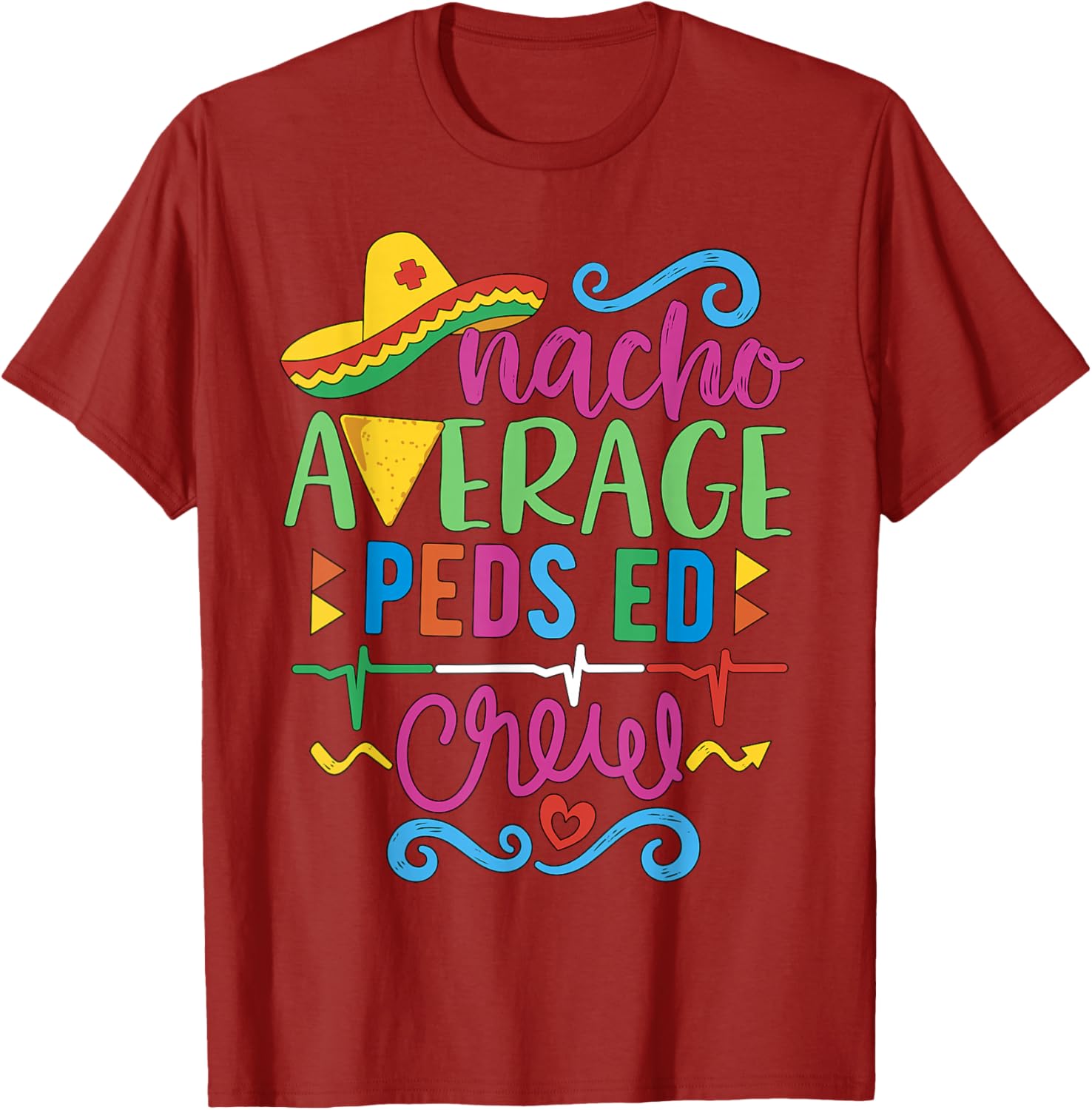 Emergency Nurse Techs Peds ED Crew T-Shirt for Pediatric Healthcare Heroes - 16