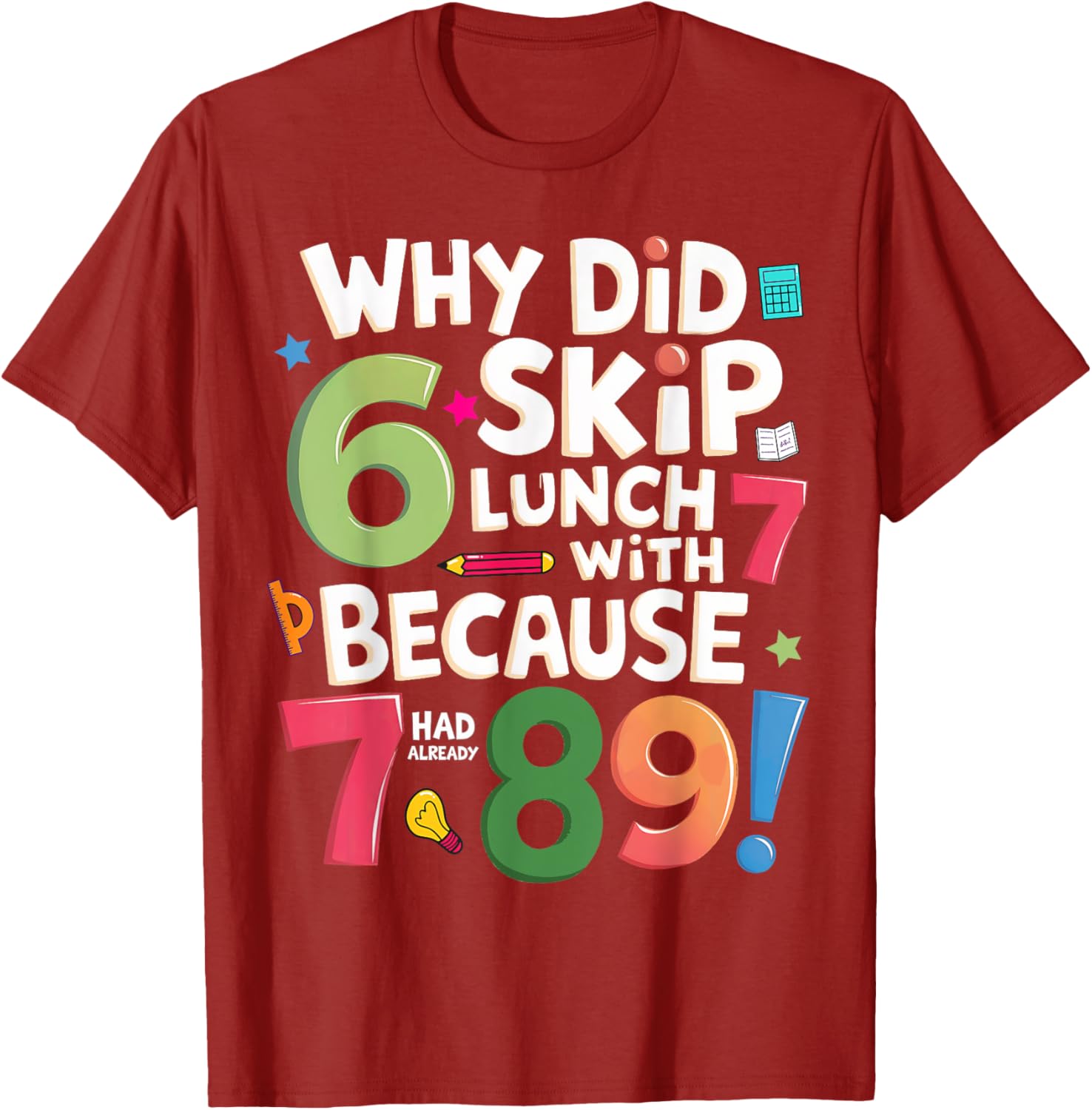 Fun Number Maths Day T-Shirt for Kids with Colorful Numbers Design - 3
