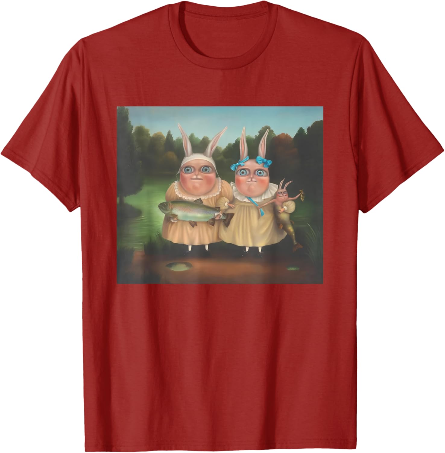 Cute Easter Bunny T-Shirt for Rabbit Lovers by Irena Aizen - 16