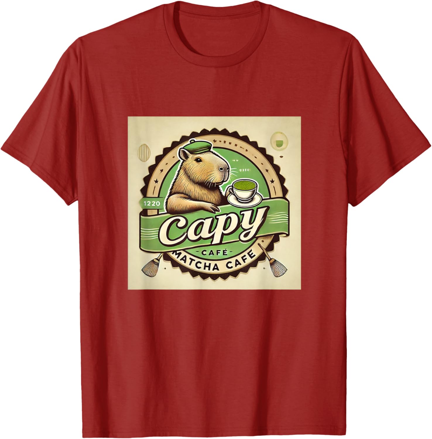 Capybara Cafe Coffee and Tea Lover T-Shirt for Animal Enthusiasts - 19