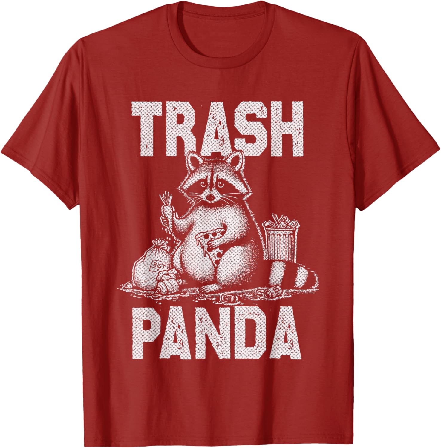 Funny Trash Panda Raccoon Eating Garbage T-Shirt for Animal Lovers - 10