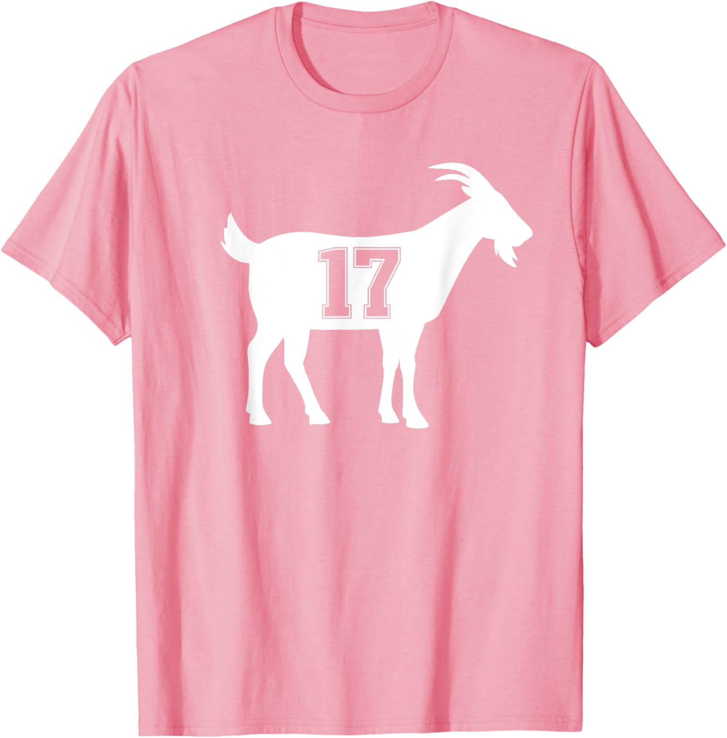 Goat 17 G.O.A.T. Number 17 Goat T-Shirt for Sports Fans and Casual Wear - 19