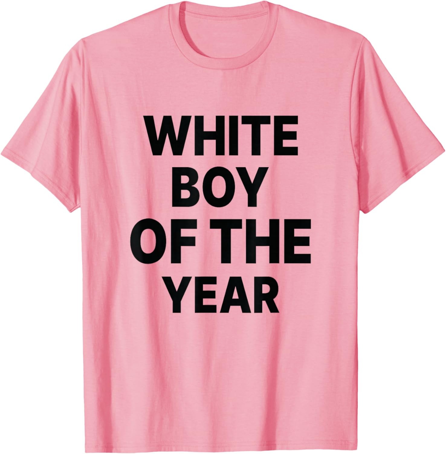 Funny White Boy Of The Year T-Shirt for Casual Style and Fun Wear - 4