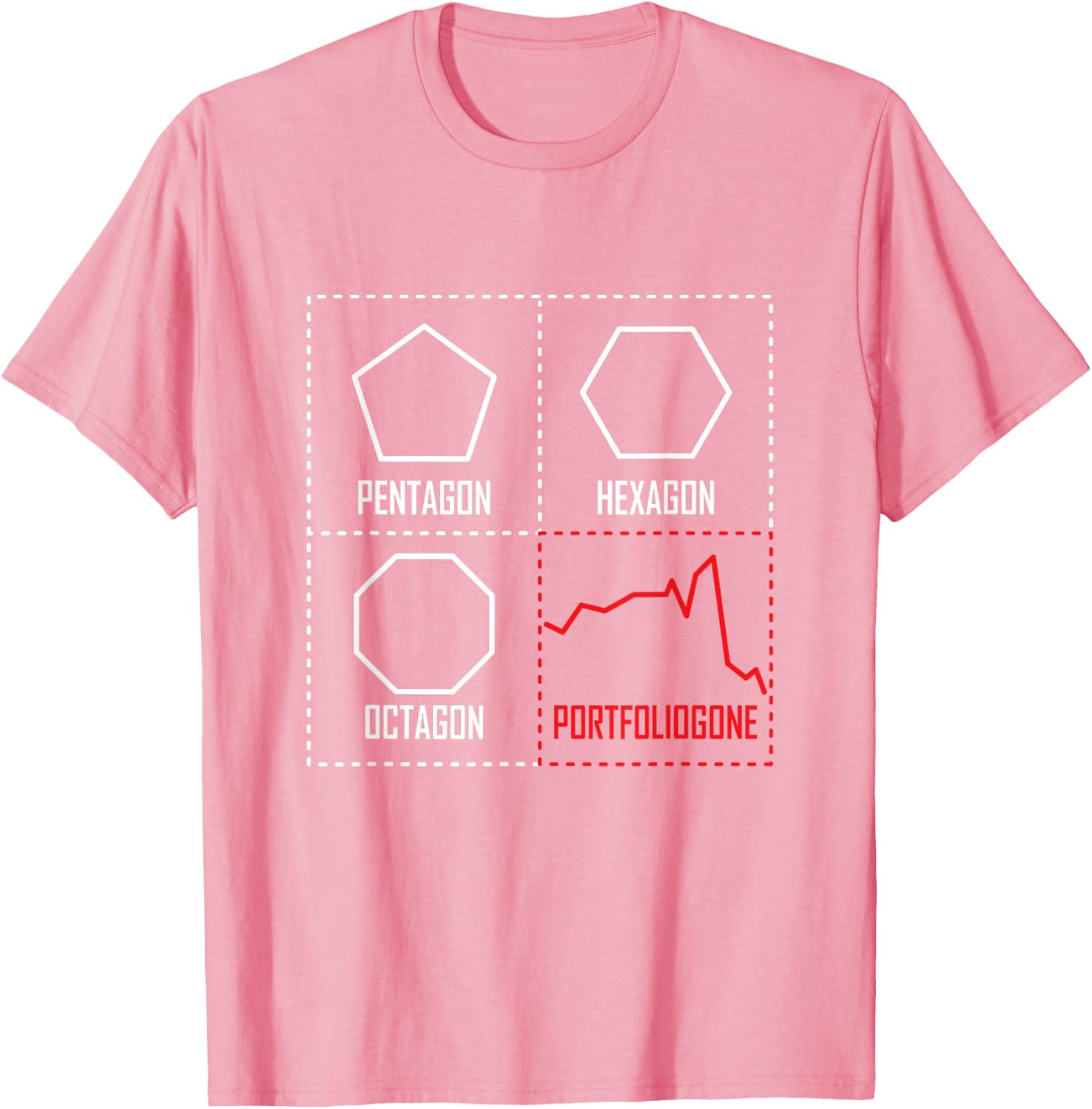 Funny Geometry Portfolio Stock Market Quote T-Shirt for Fun Outfits - 12