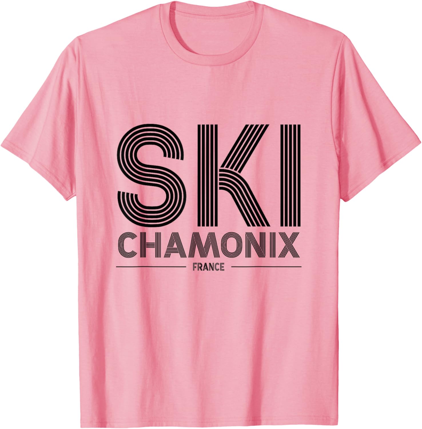 Chamonix Ski Resort T-Shirt for Ski Lovers in the French Alps - 8