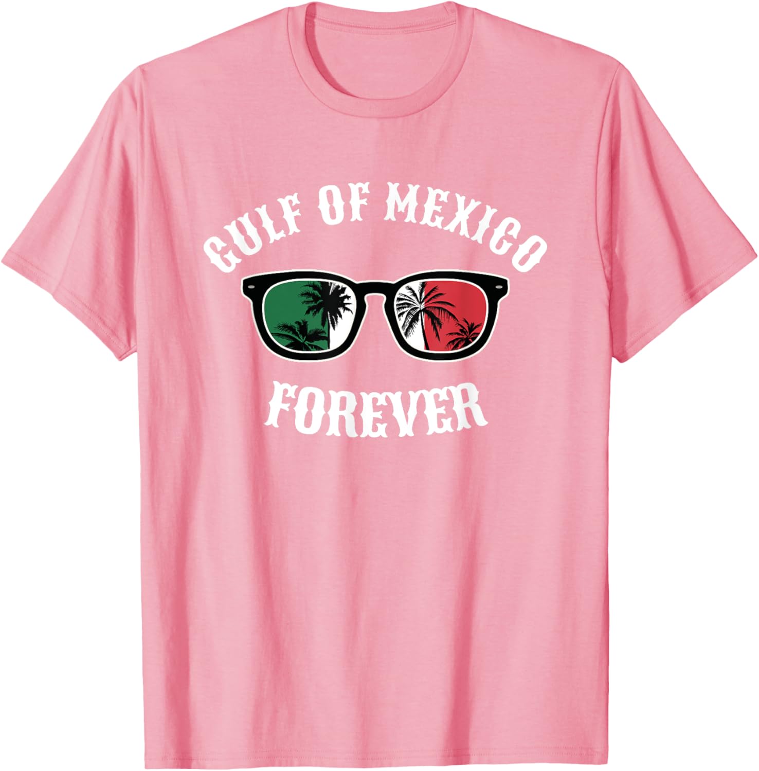 Gulf of Mexico Pride Mexican Flag Beach T-Shirt for Fun Summer Days - 11