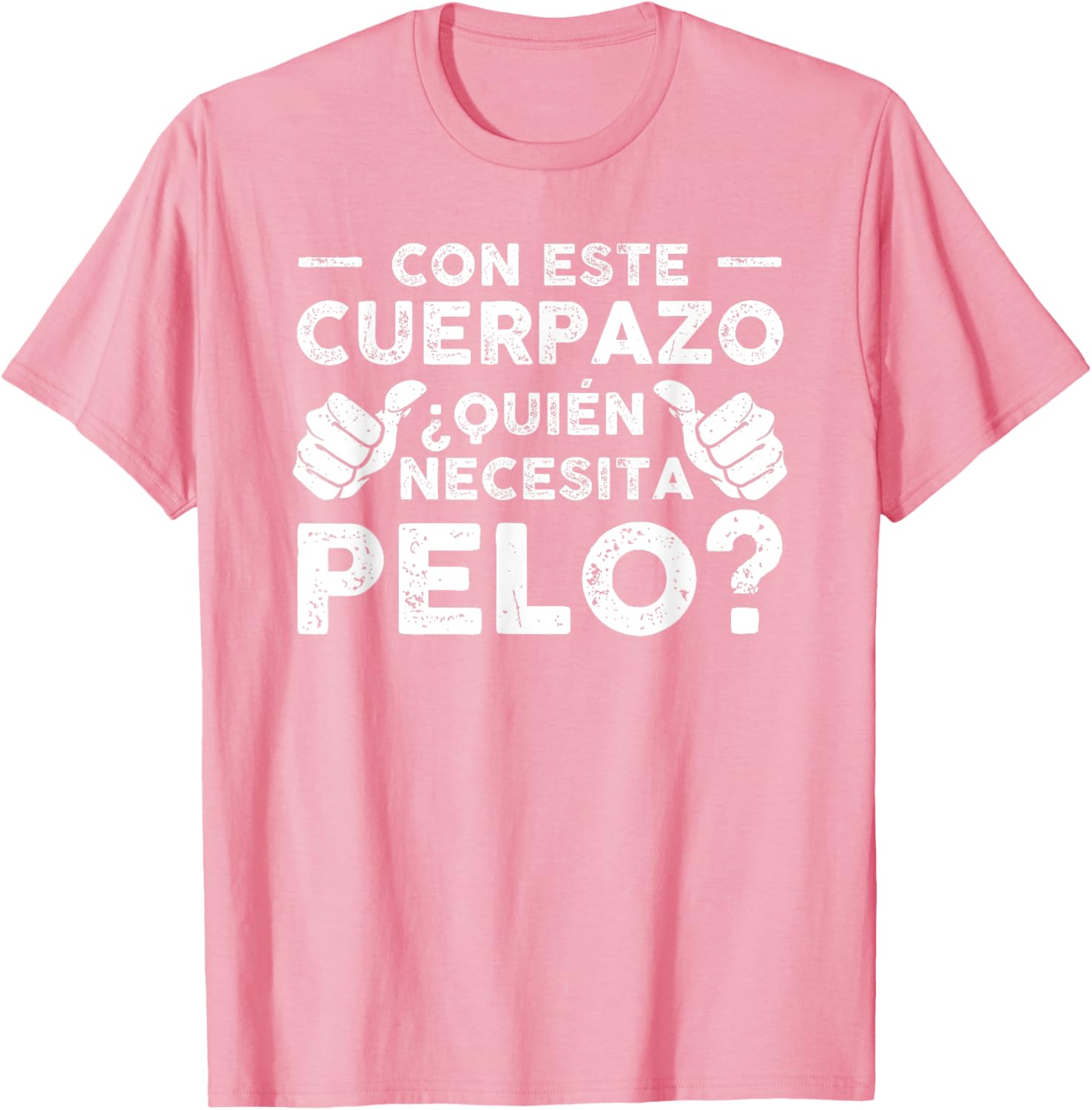 Funny Gift T-Shirt for Bald Friends with Cool Hair Design - 13