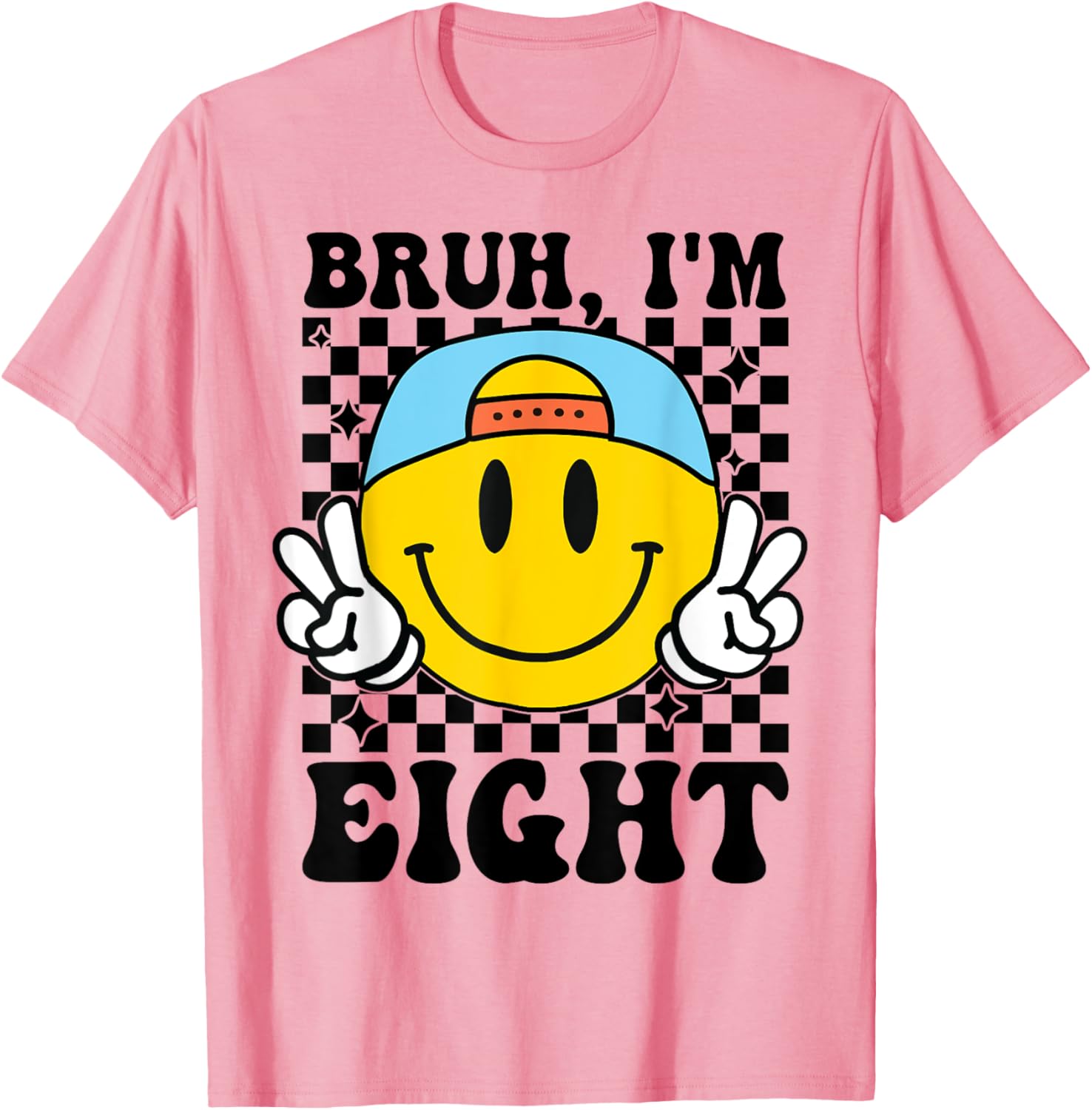 Groovy 8th Birthday T-Shirt for Boys and Girls Fun Gift Idea - 17