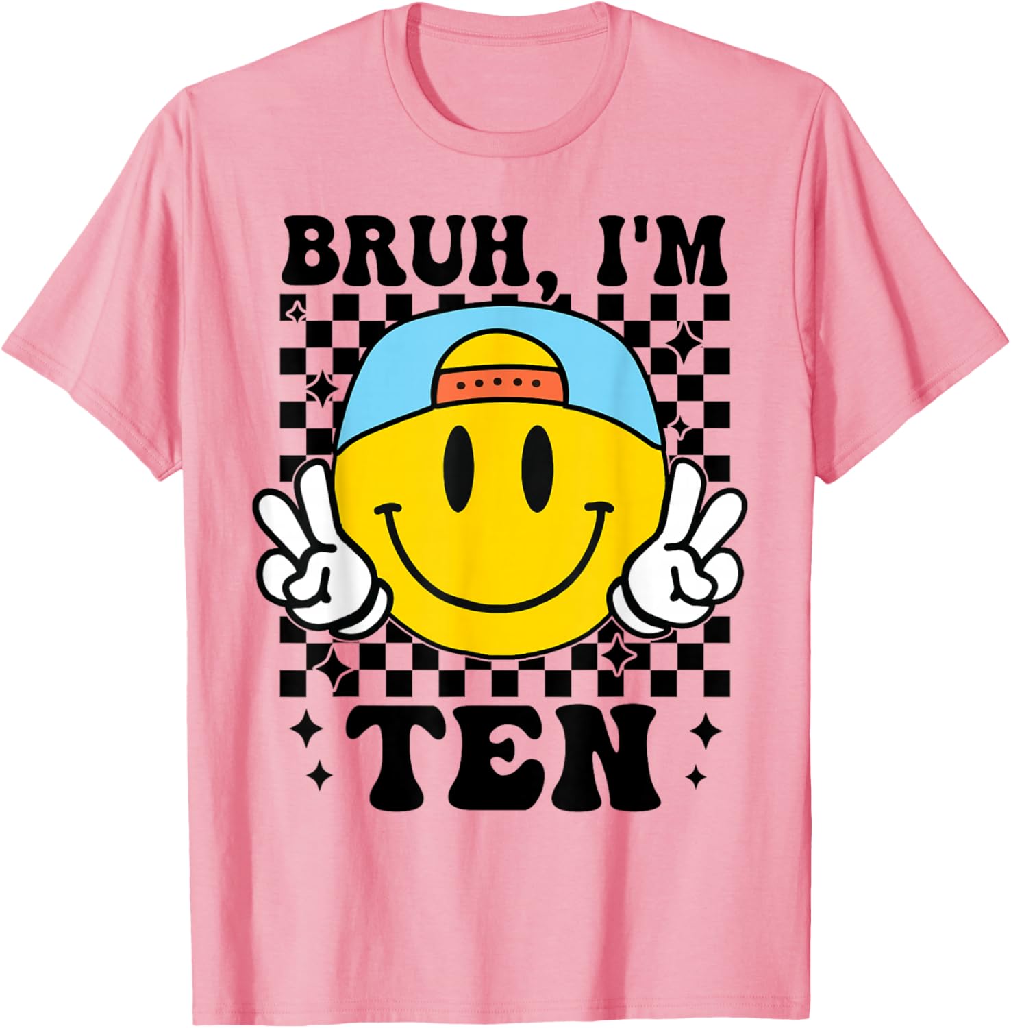 Groovy 10th Birthday T-Shirt for Boys Girls Fun Trendy Design - 16