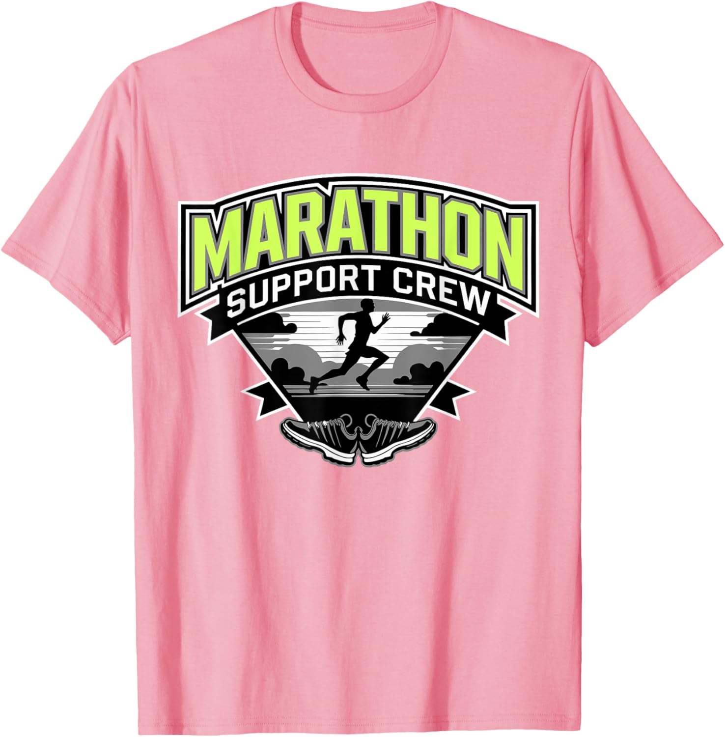 Funny Marathon Support Crew T-Shirt for Men and Women, Perfect Gift - 15