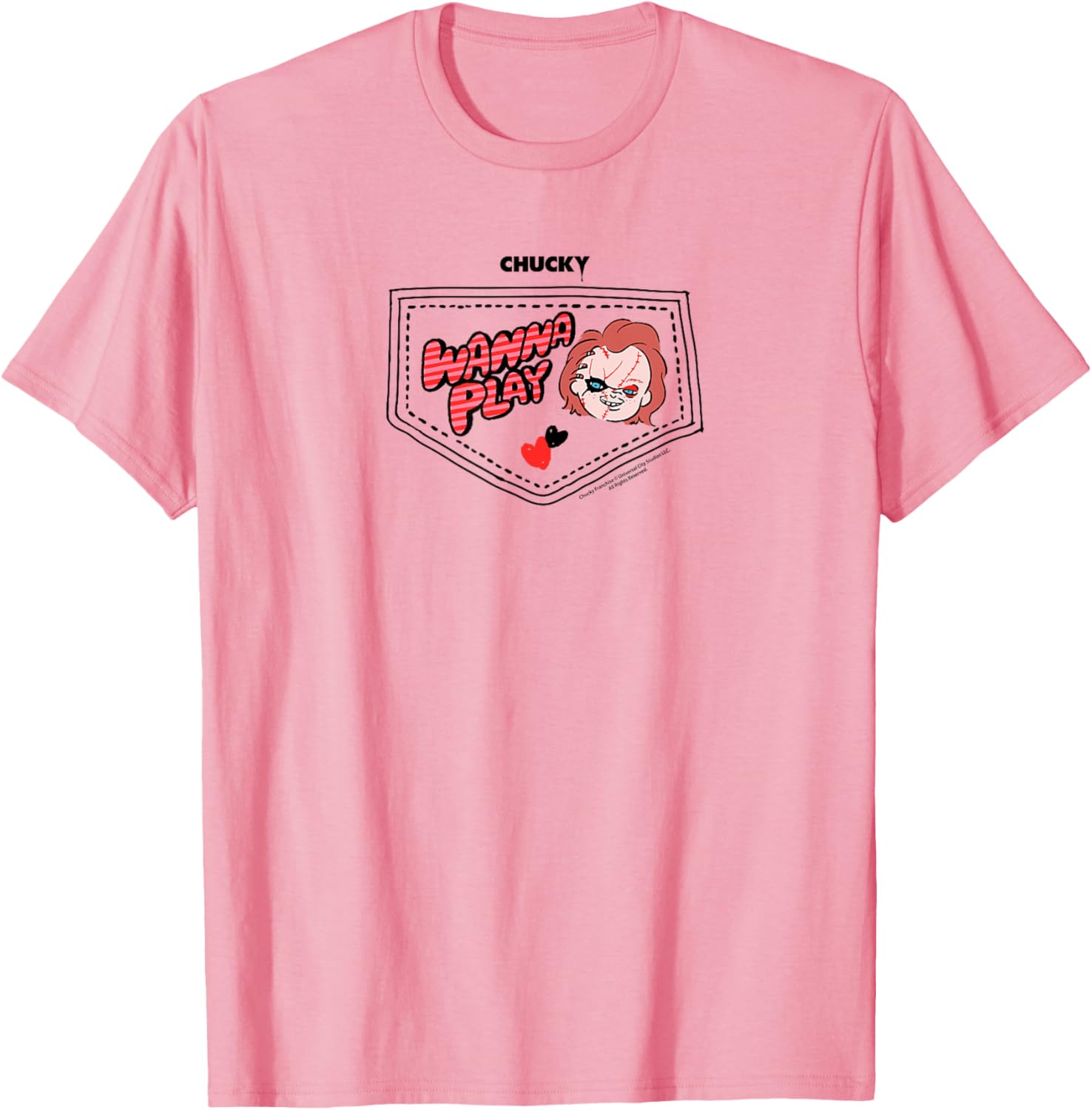 Chucky Wanna Play Faux Pocket T-Shirt for Trendy Kids' Fashion - 18