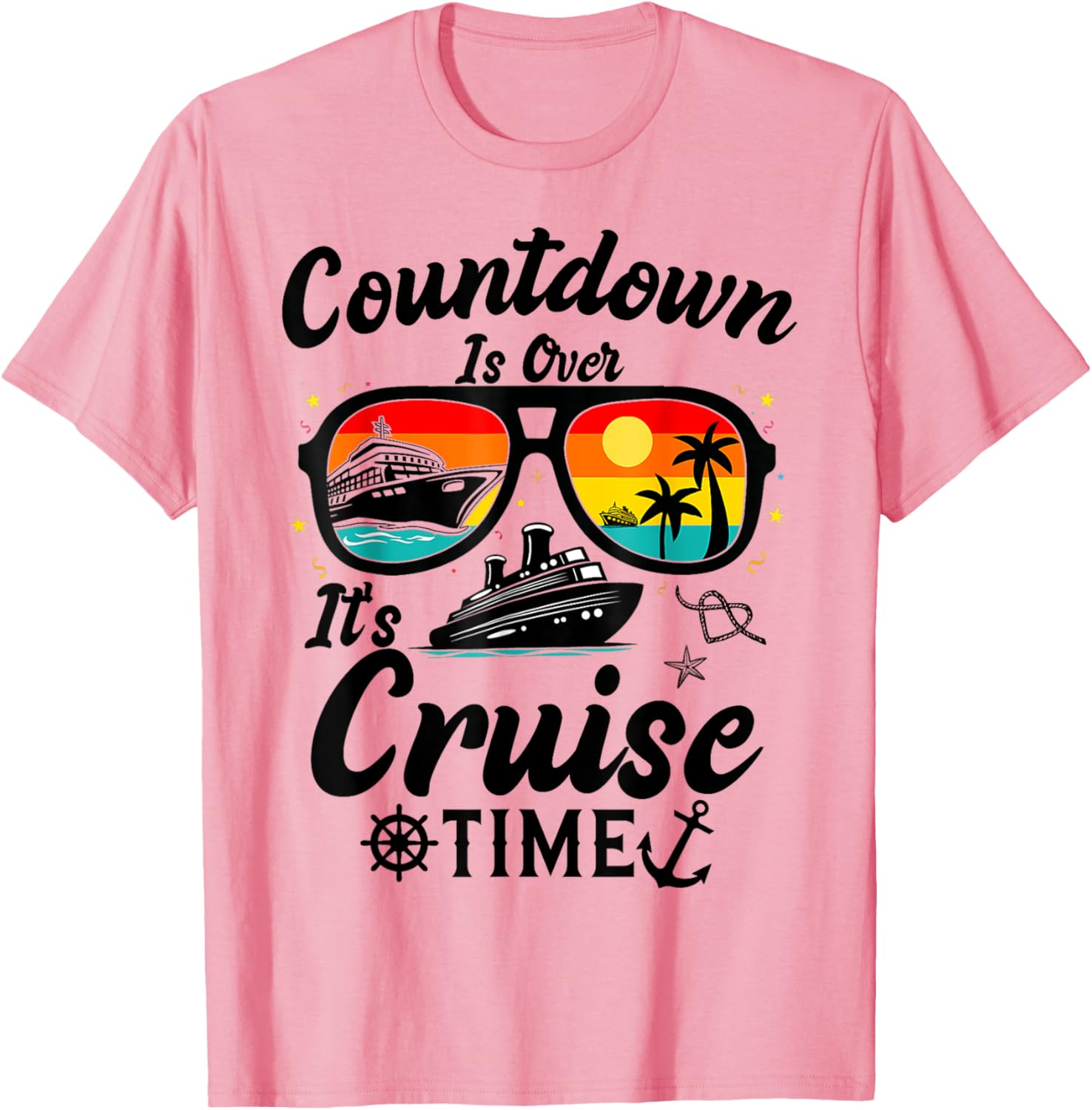 Cruise Time Countdown T-Shirt for Men and Women - Fun Vacation Apparel - 12