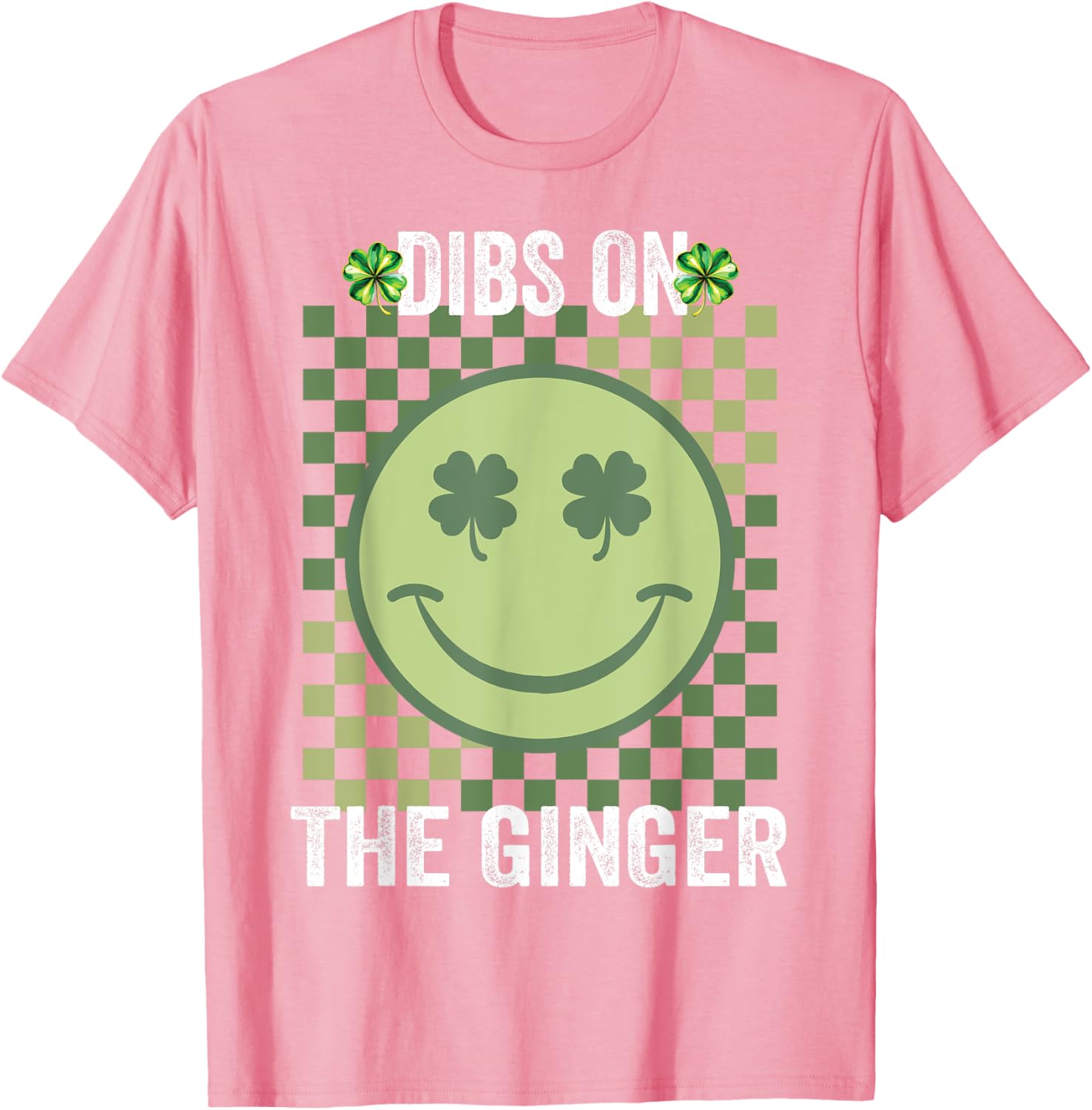 Dibs on the Ginger St Patrick's Shamrock T-Shirt for Women and Girls - 3