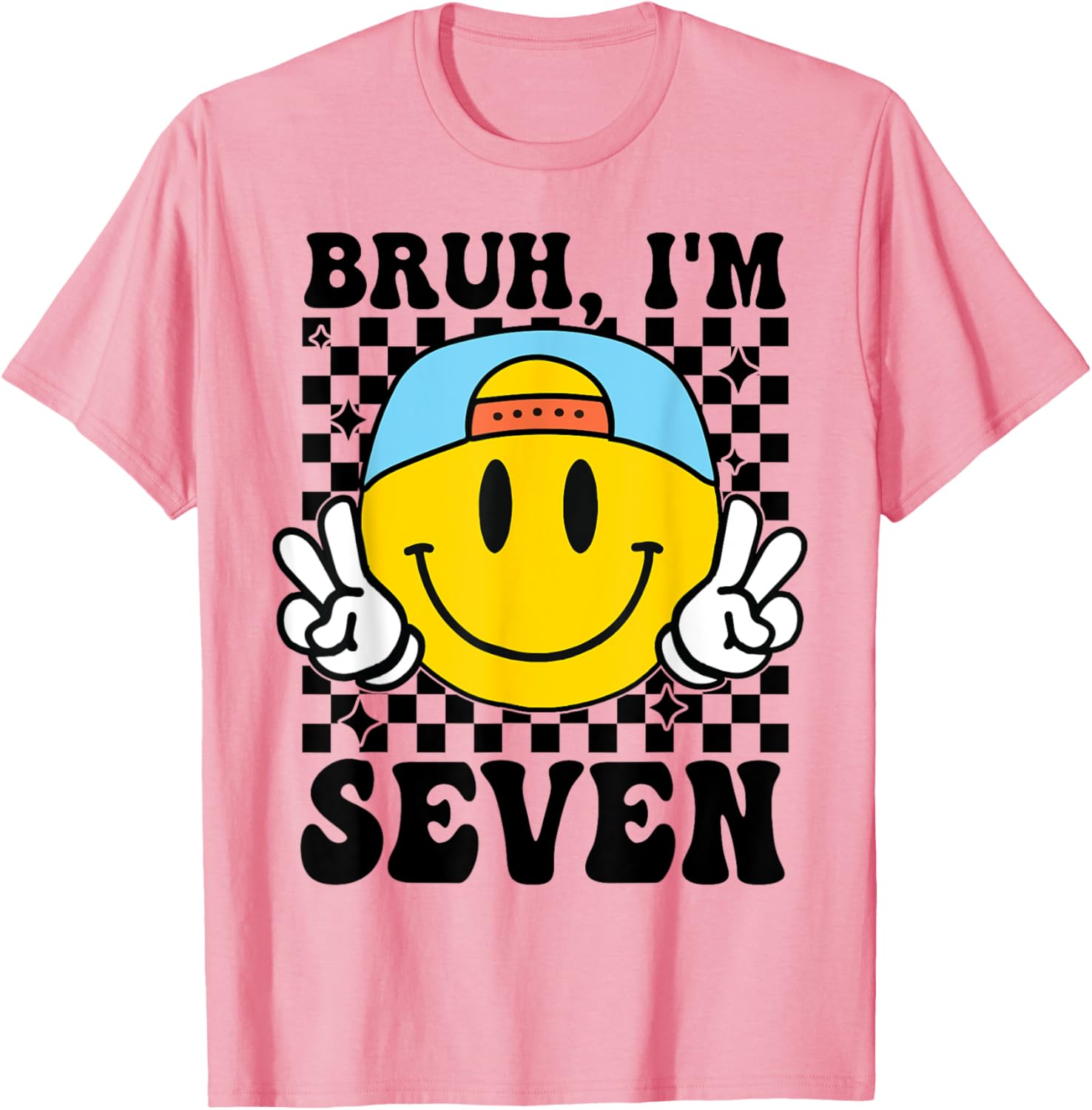 Groovy 7th Birthday T-Shirt for Boys and Girls - Fun Party Gift - 13